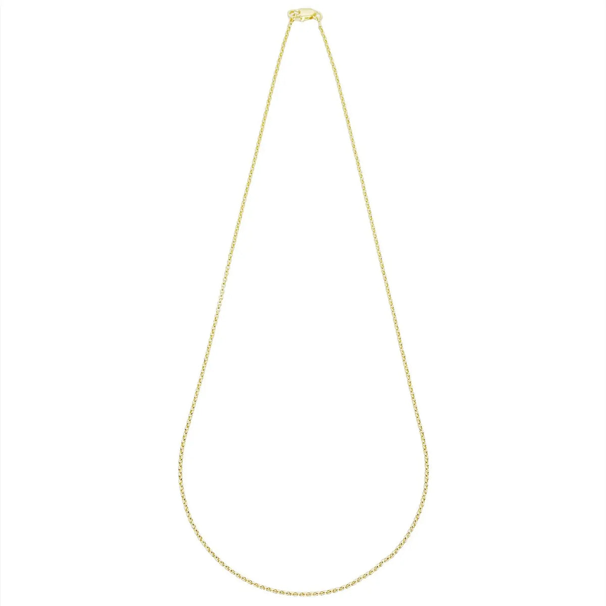 18k Gold Filled 1.5mm Rolo Chain Available in 18"
