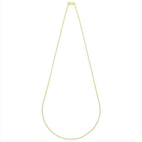 18k Gold Filled 1.5mm Rolo Chain Available in 18"