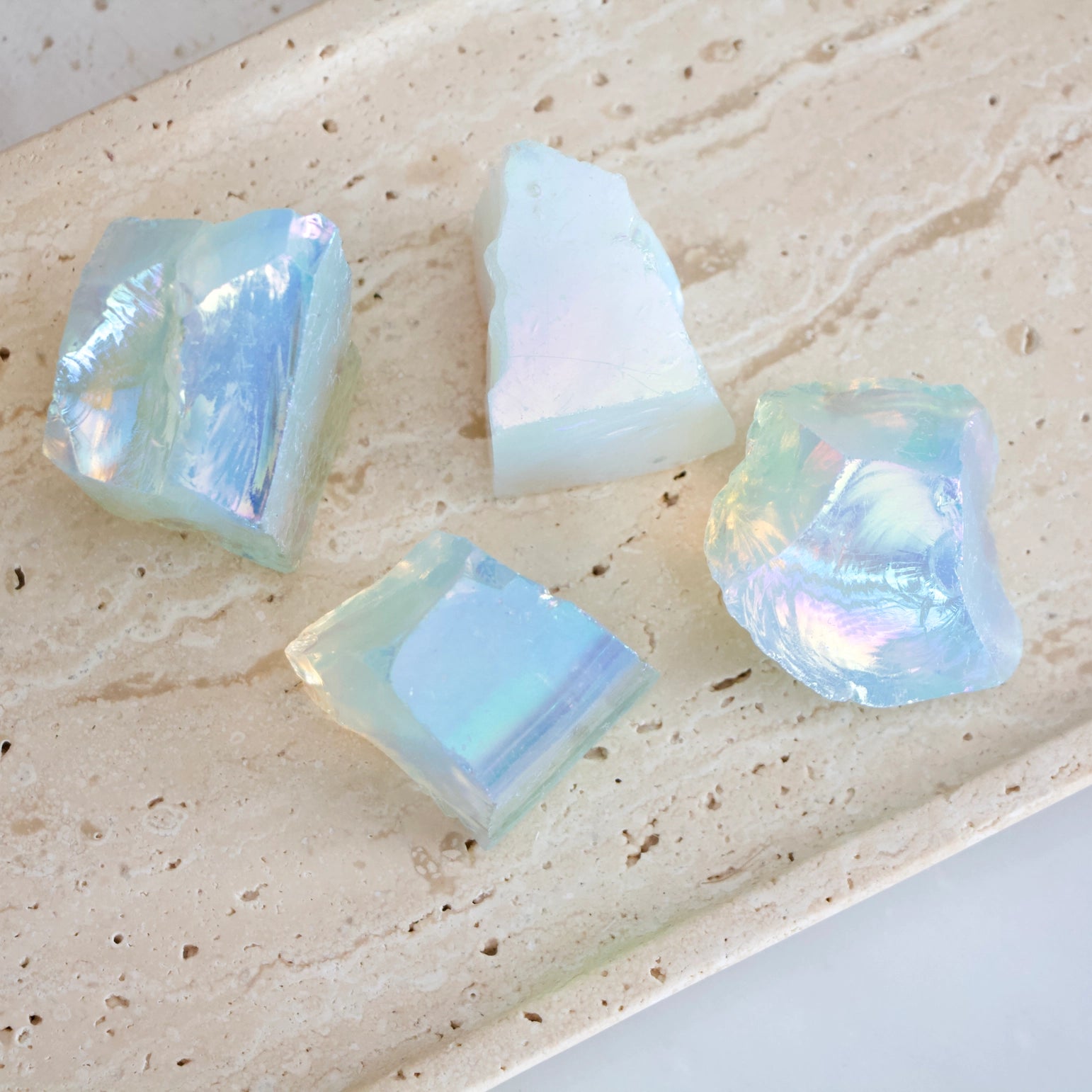 Extra High Quality Angel Aura Healing Crystals - Opalite, Quartz, Rose