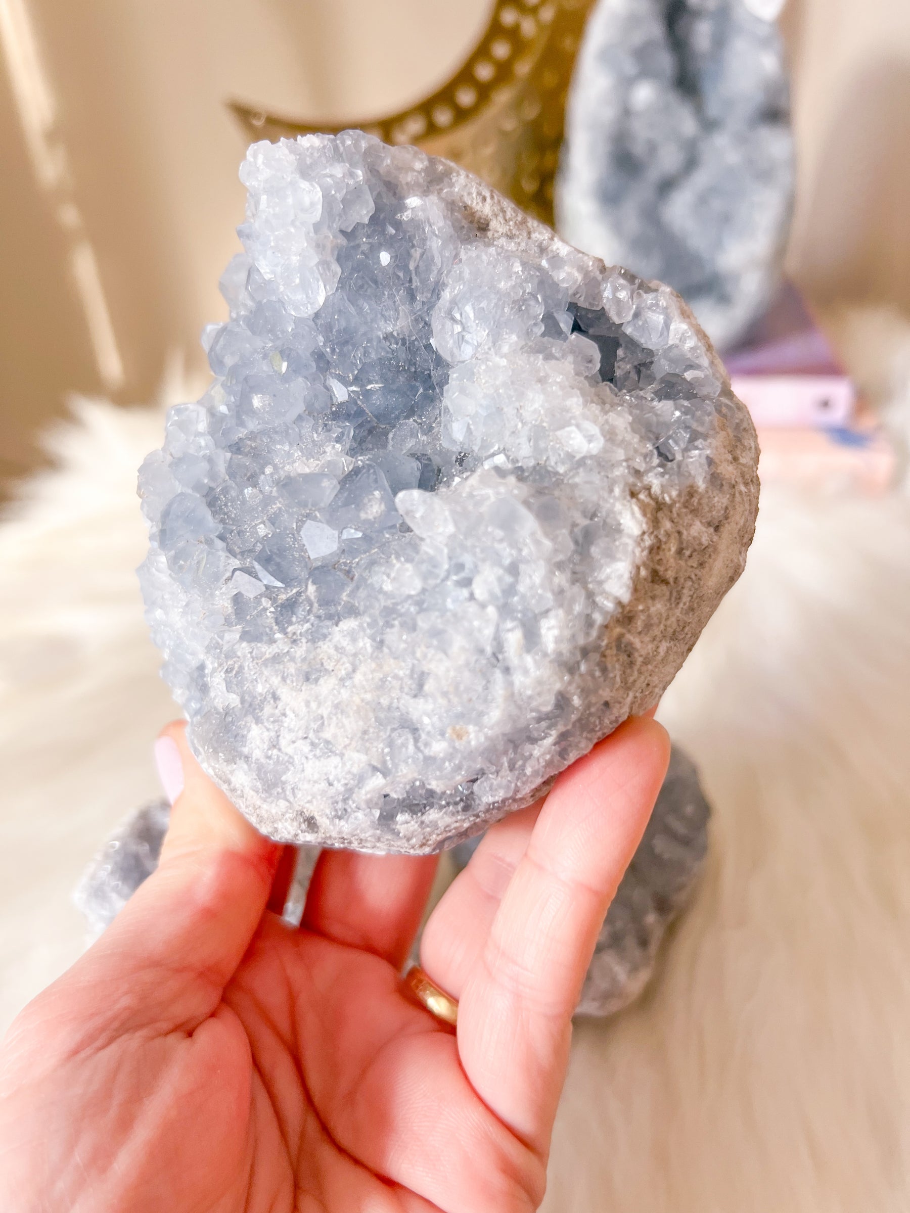 Celestite Cluster