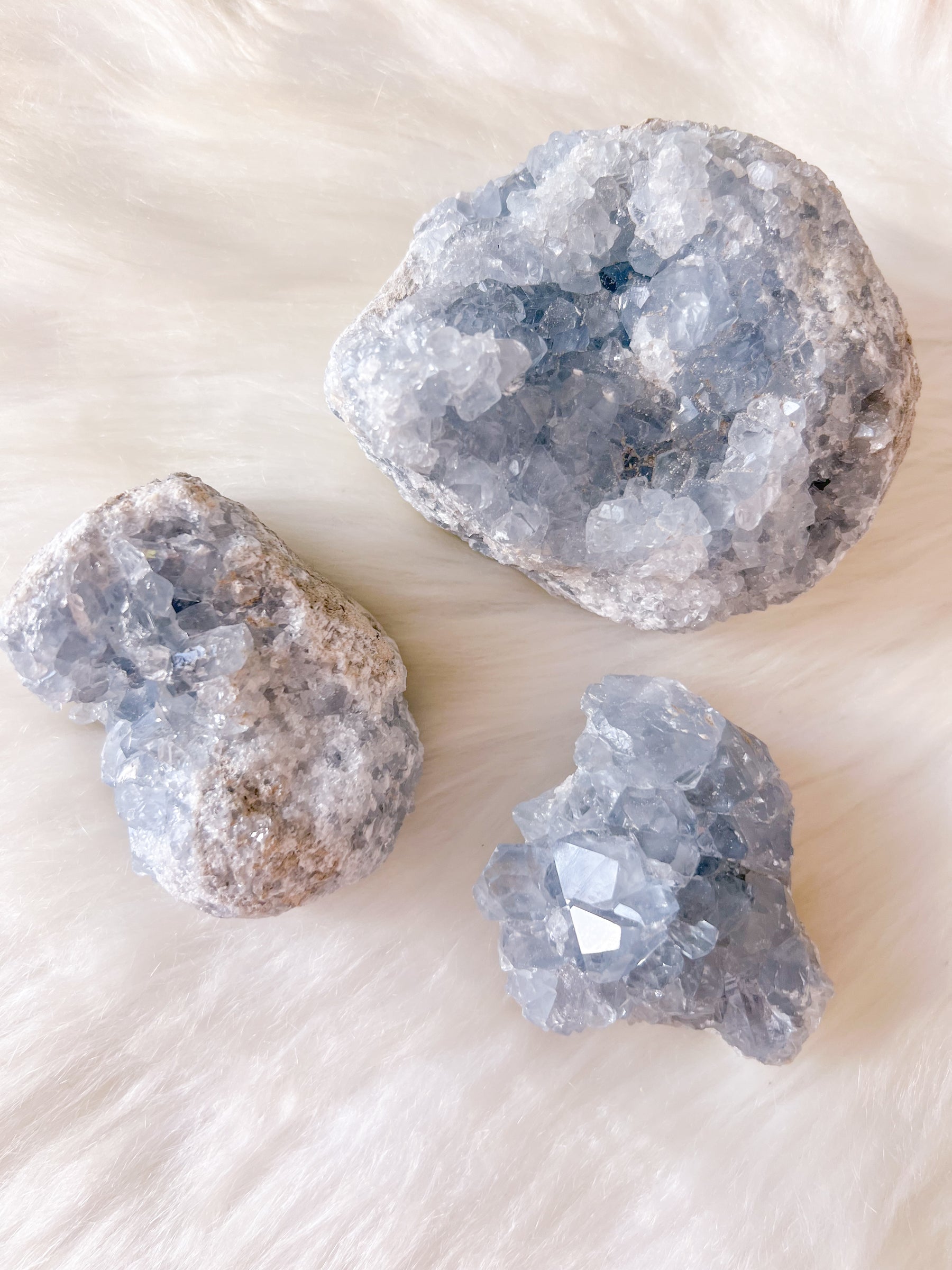 Celestite Cluster
