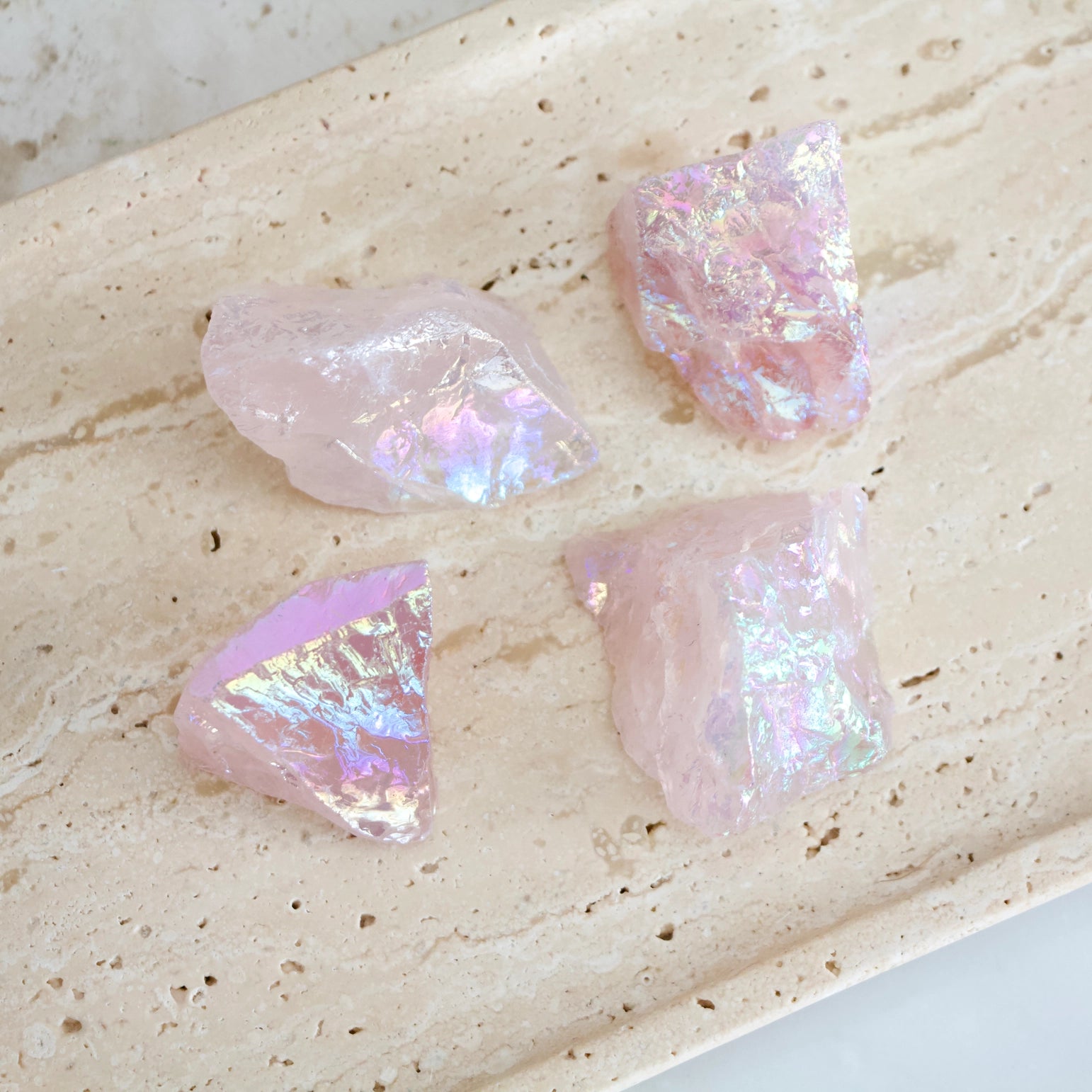 Extra High Quality Angel Aura Healing Crystals - Opalite, Quartz, Rose