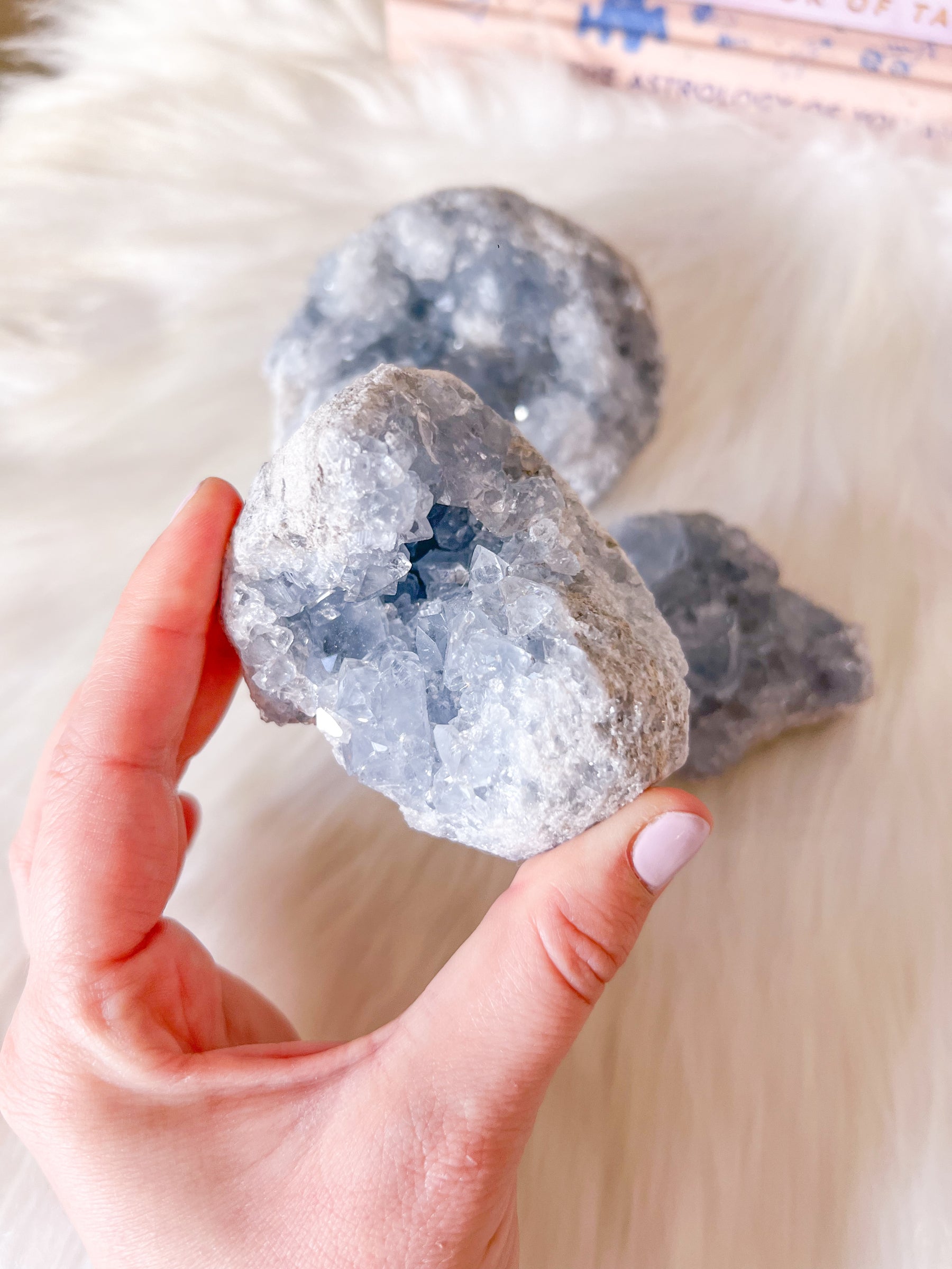 Celestite Cluster