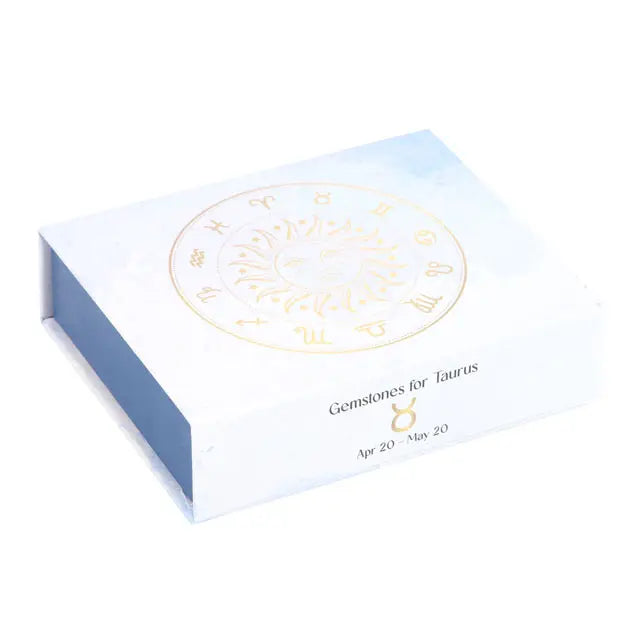 Taurus Zodiac Crystal Tumblestone Set