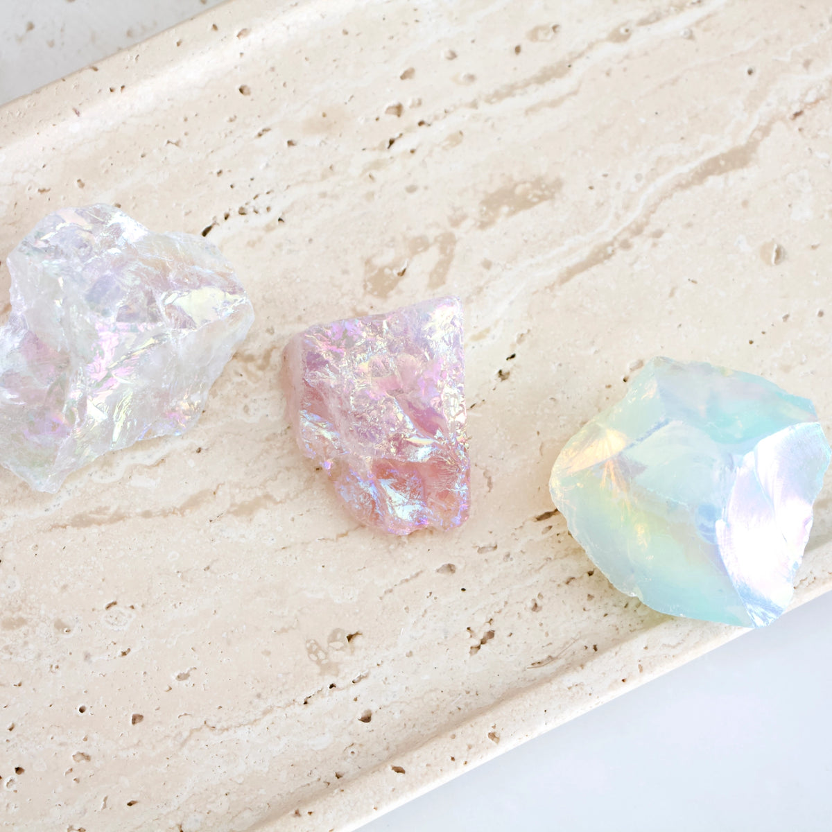 Extra High Quality Angel Aura Healing Crystals - Opalite, Quartz, Rose