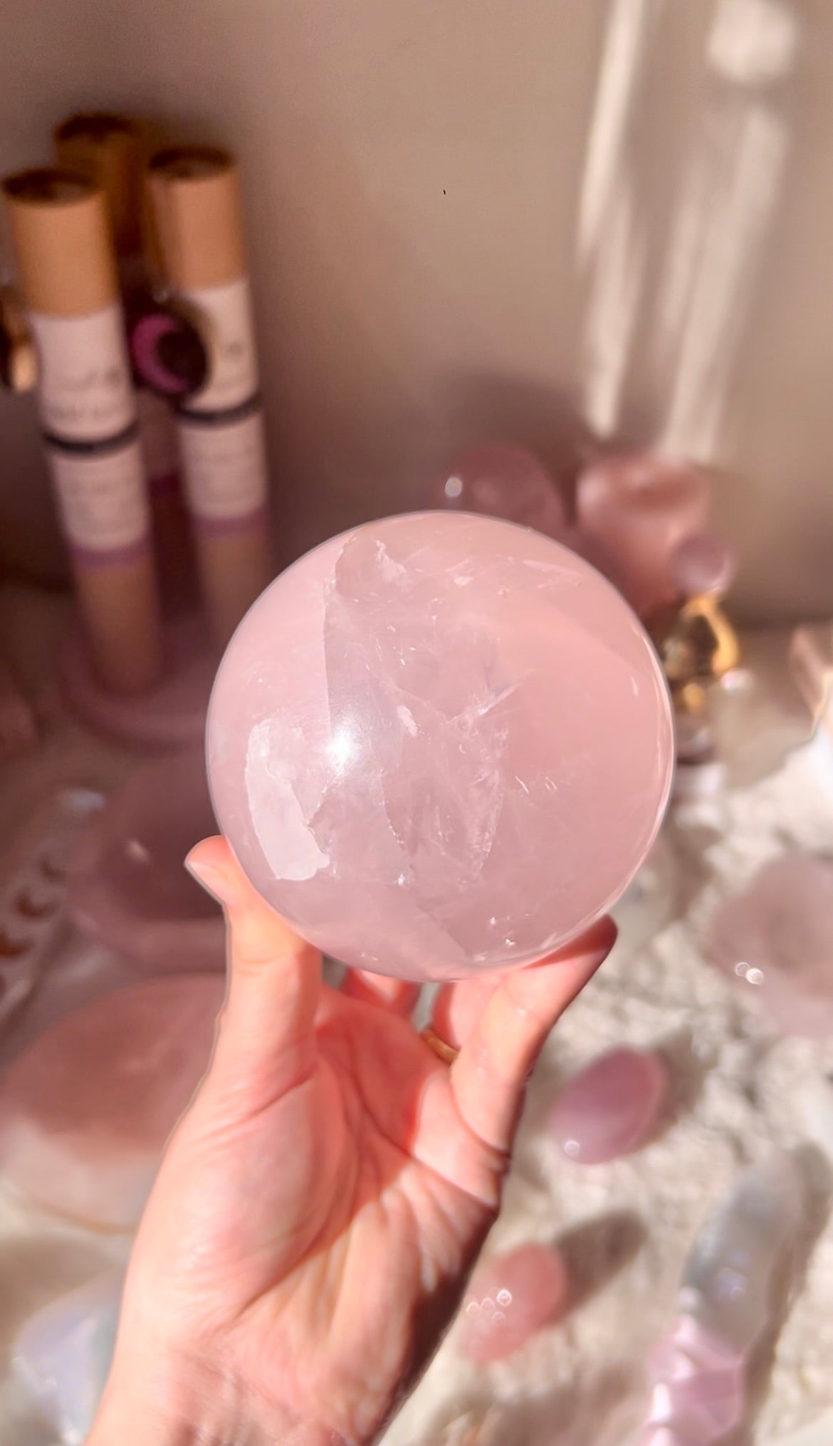 Rose Quartz Sphere