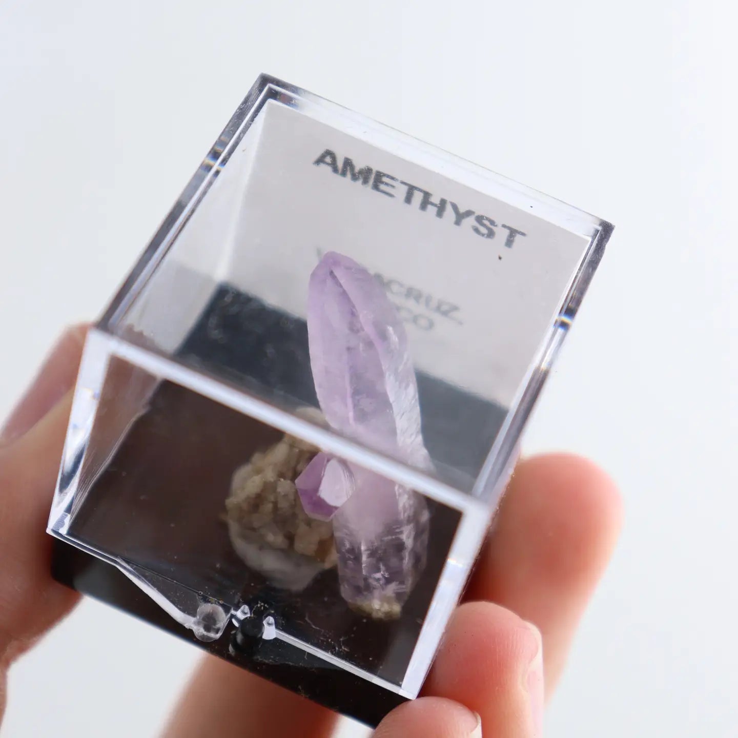 Vera Cruz Amethyst in Specimen Case