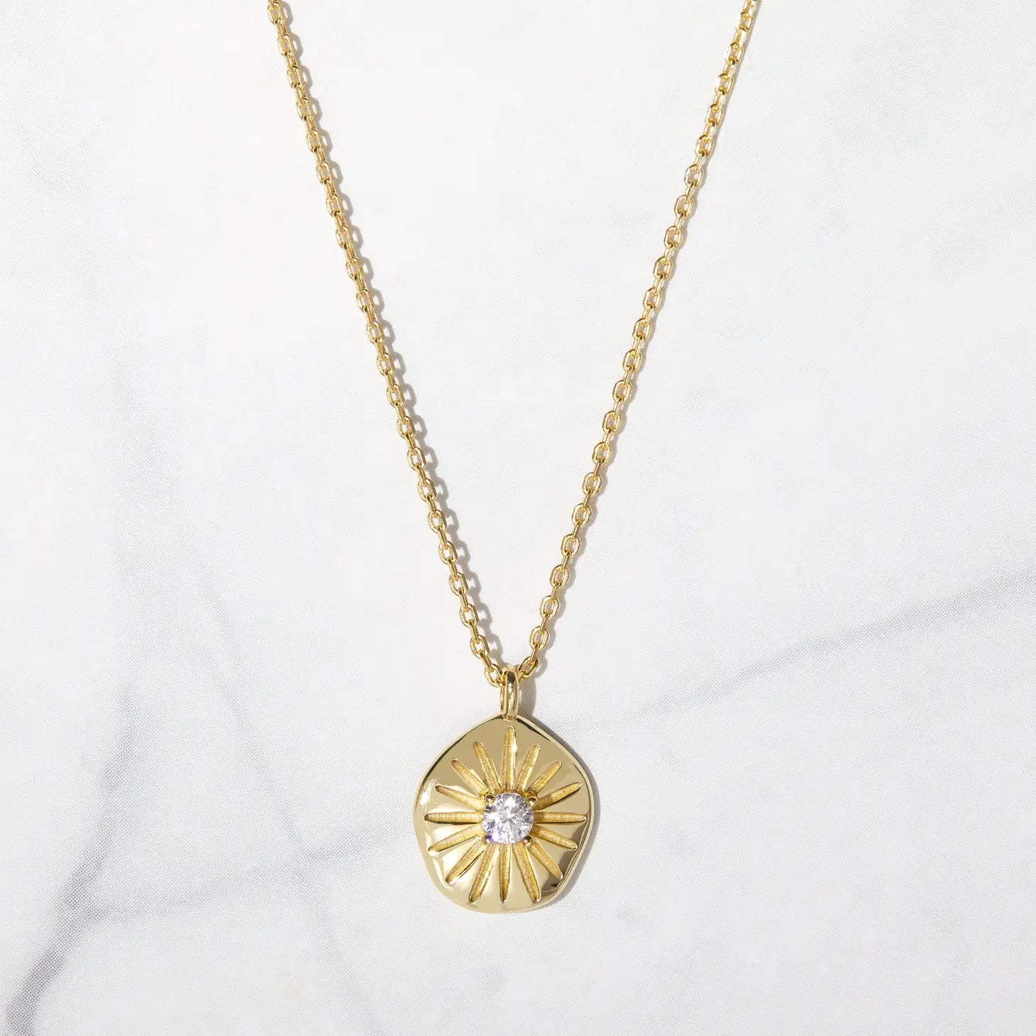 Sunburst Medallion Necklace