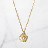 Sunburst Medallion Necklace