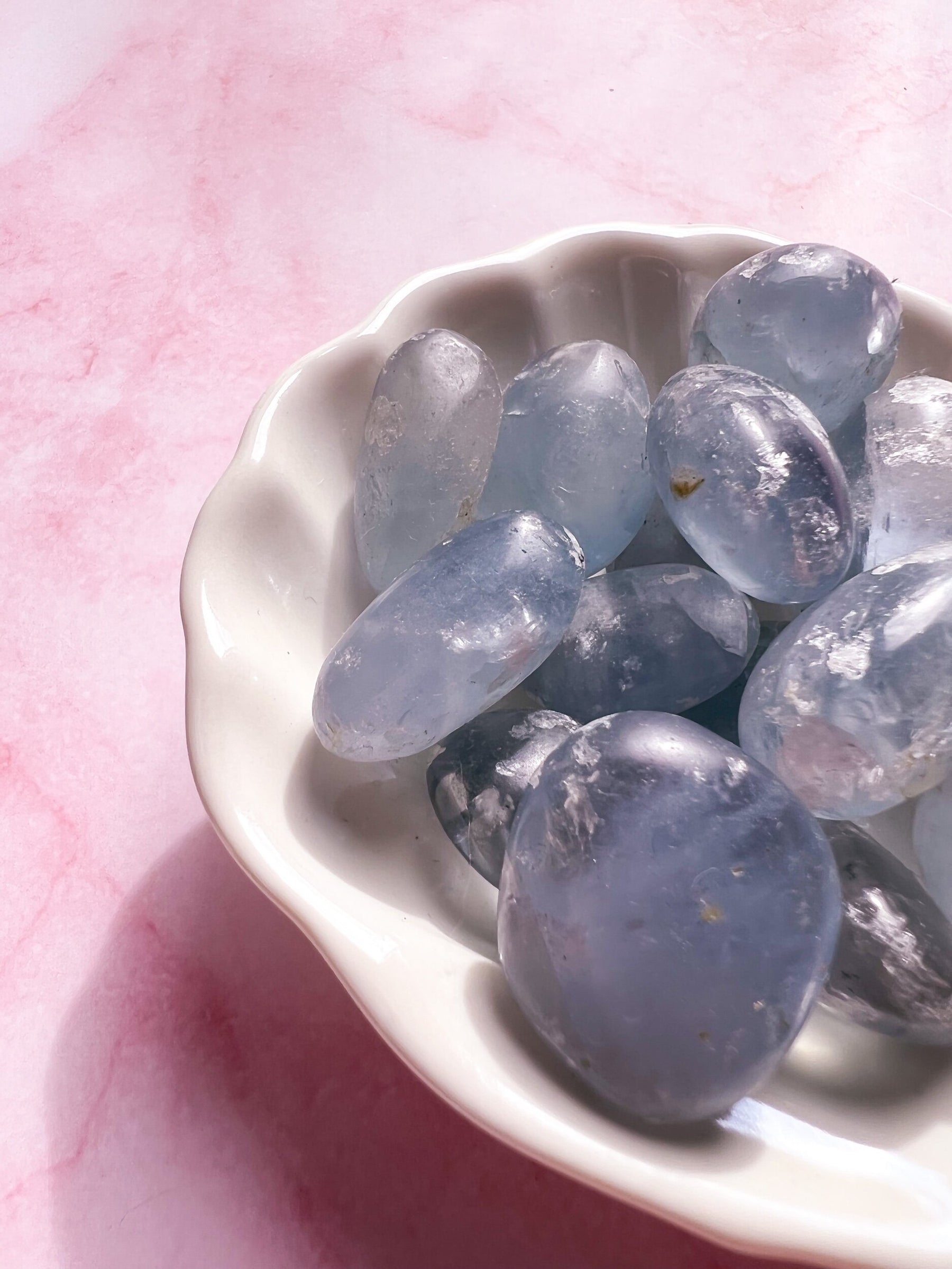Polished Celestite Tumble