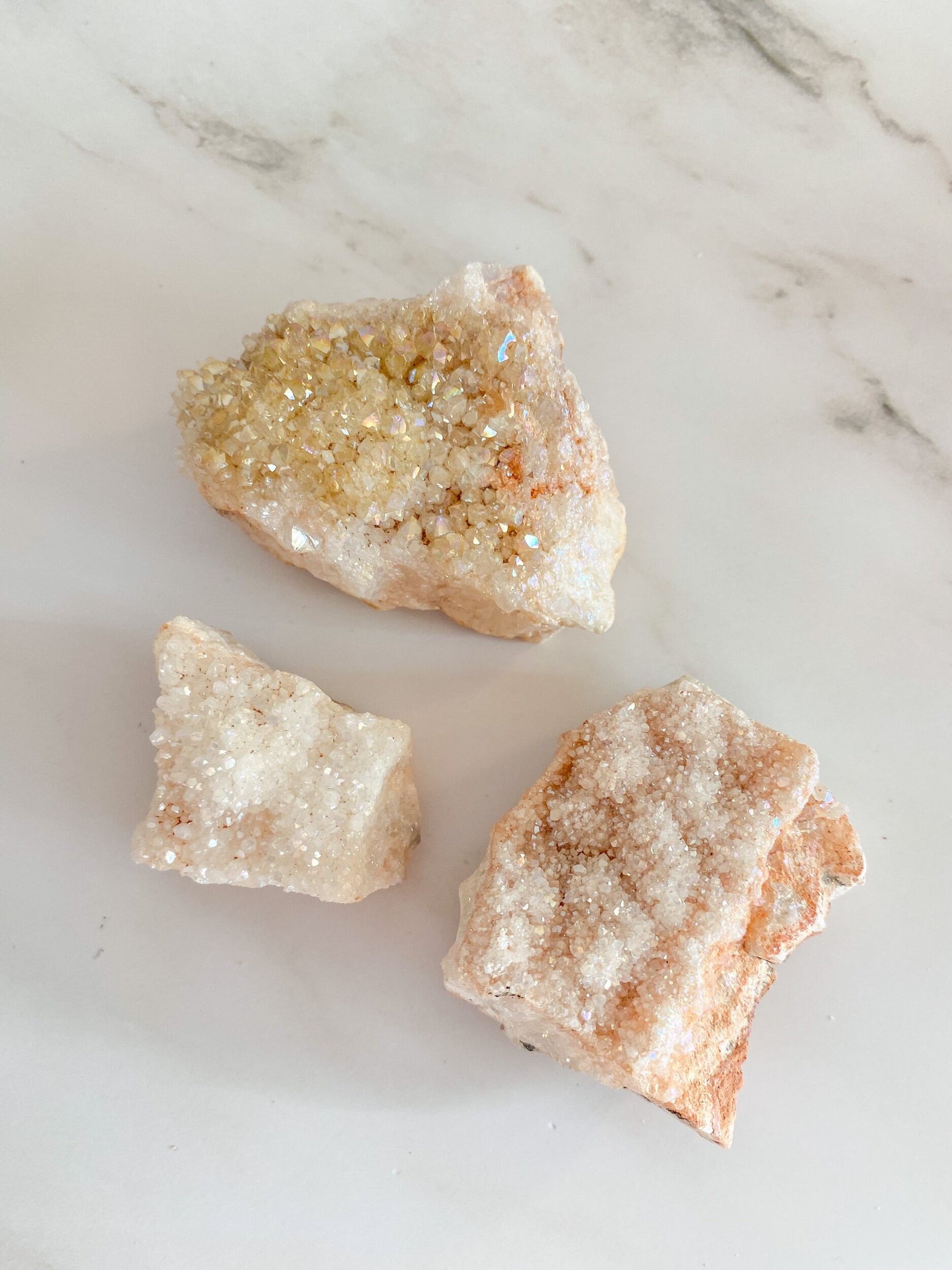 Druzy Angel Aura Heat Treated Citrine