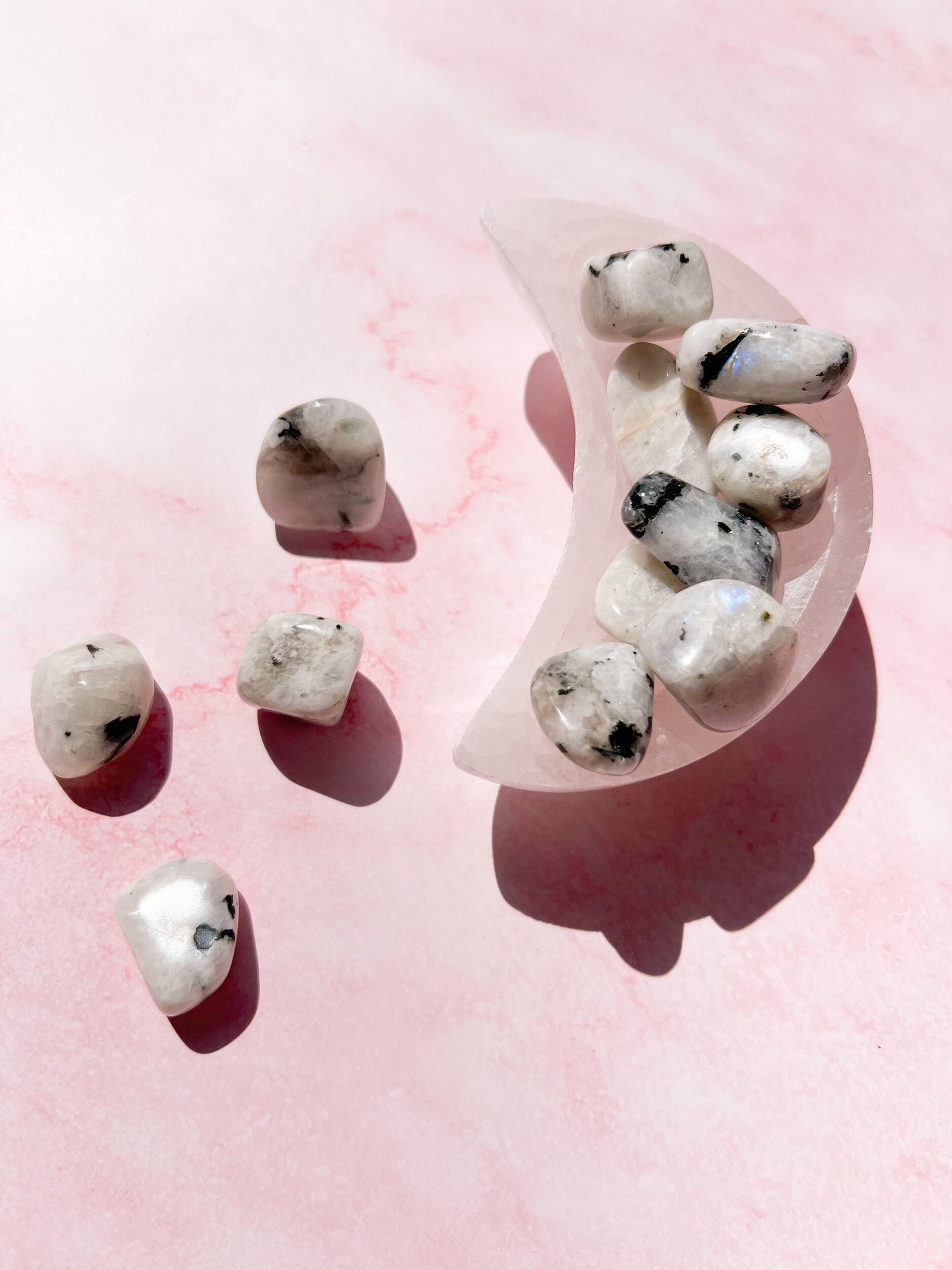 Rainbow Moonstone Tumble