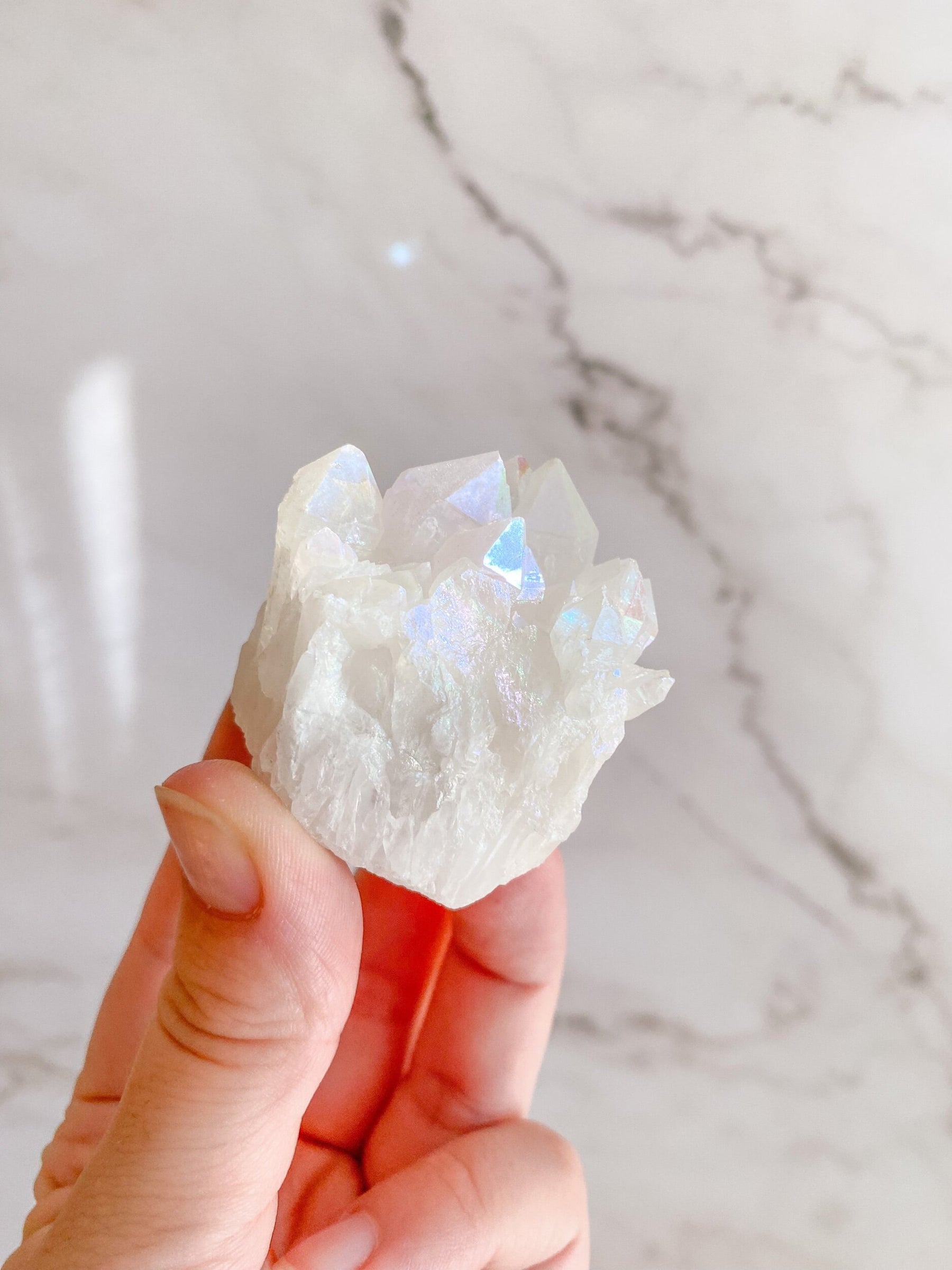 Angel Aura Quartz Cluster