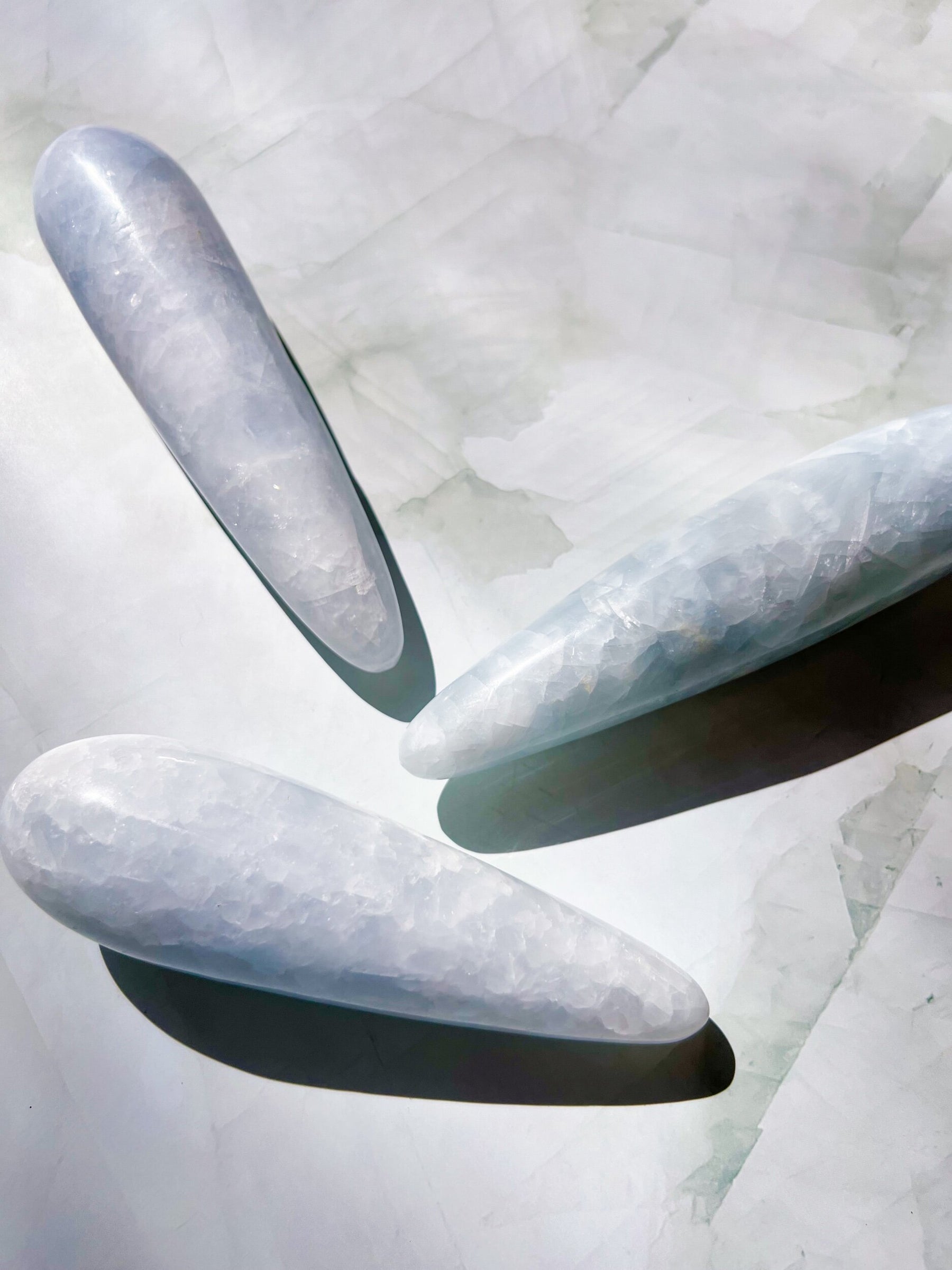 Blue Calcite Massage Wand