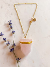 Rose Quartz Crystal Car Charm