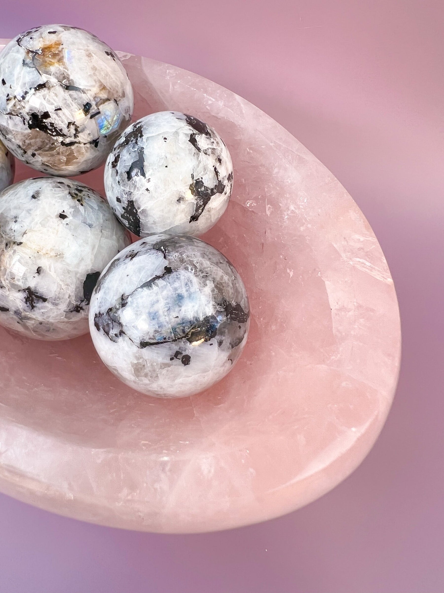 Rainbow Moonstone Sphere
