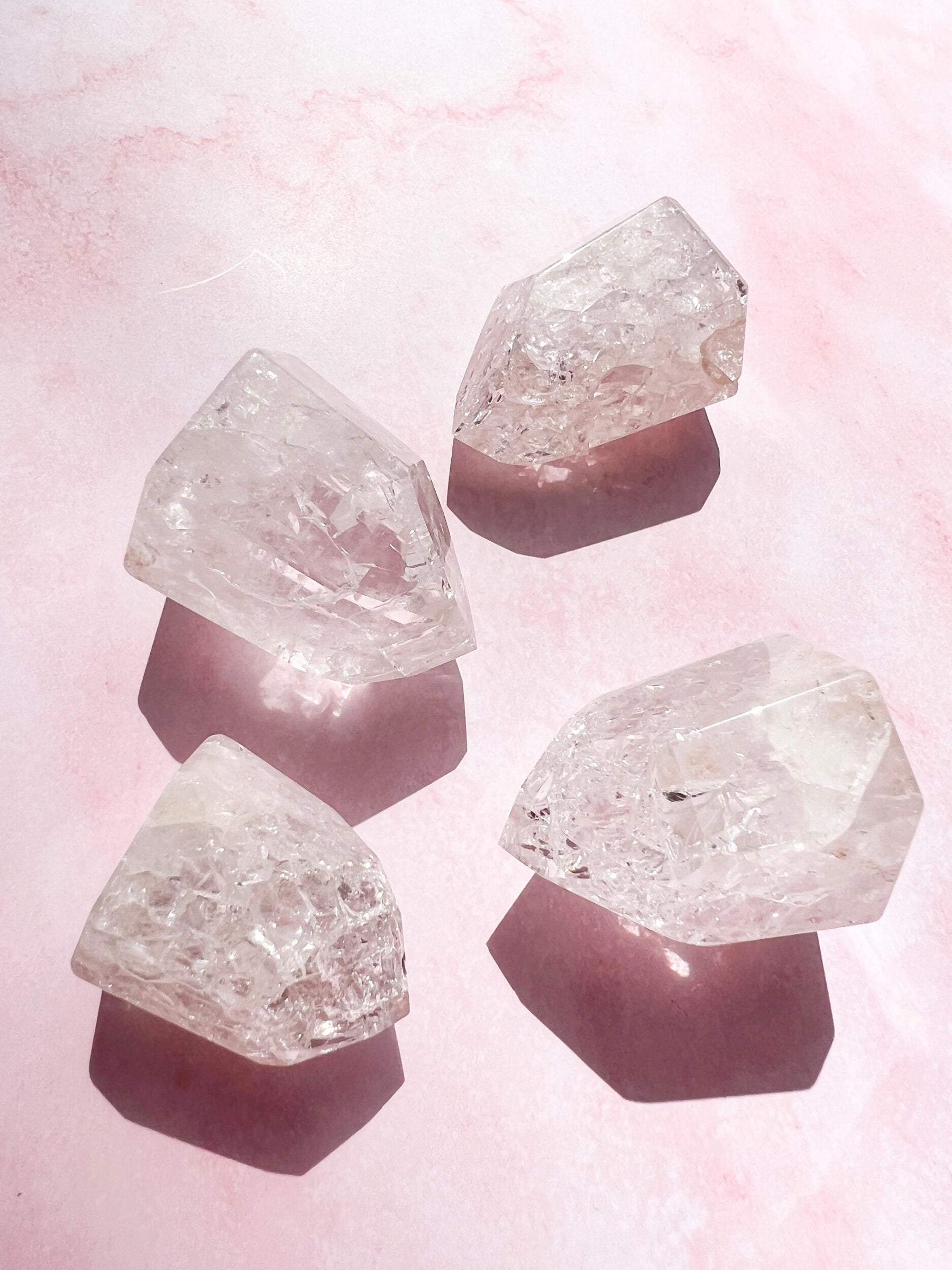 Rainbow Crackle Quartz