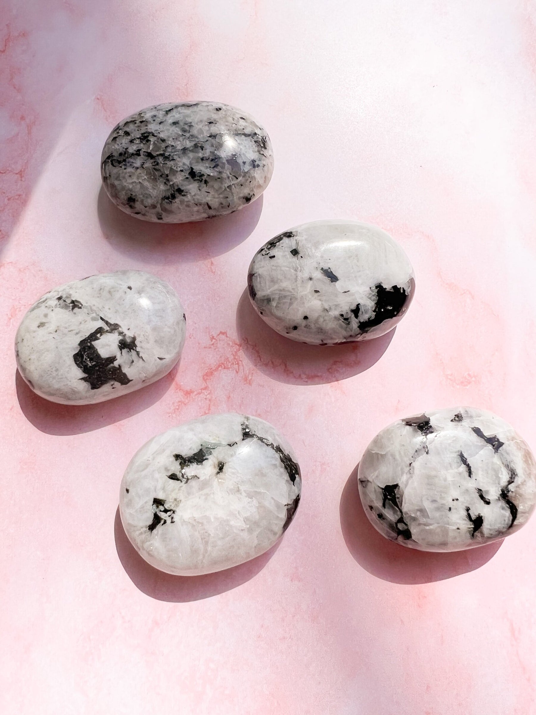 Rainbow Moonstone Palmstone