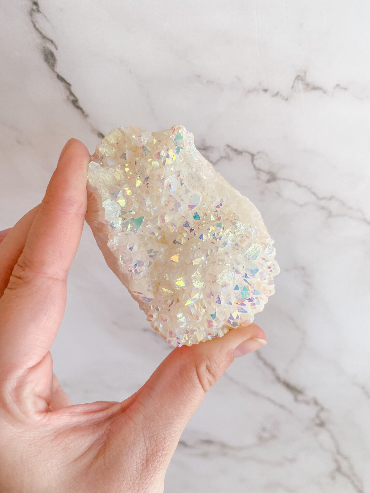 Angel Aura Quartz Cluster