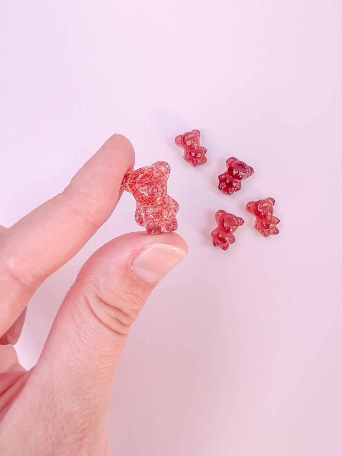Mini Strawberry Quartz Gummy Bear
