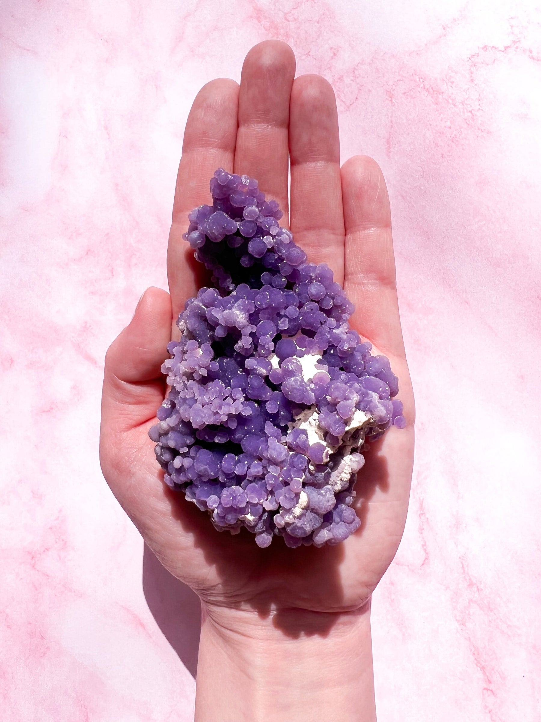 RARE High Grade Grape Agate Cluster