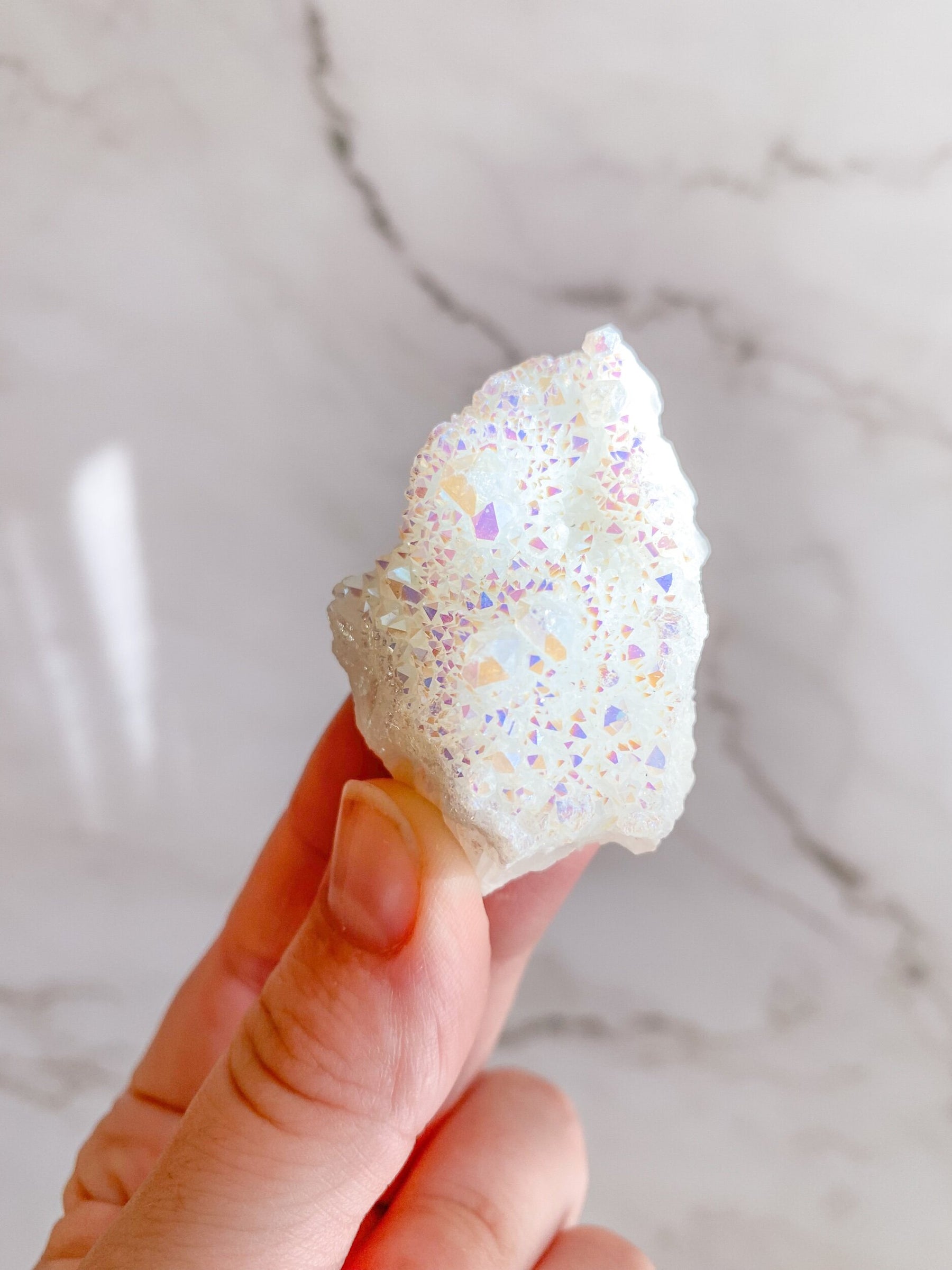 Angel Aura Quartz Cluster