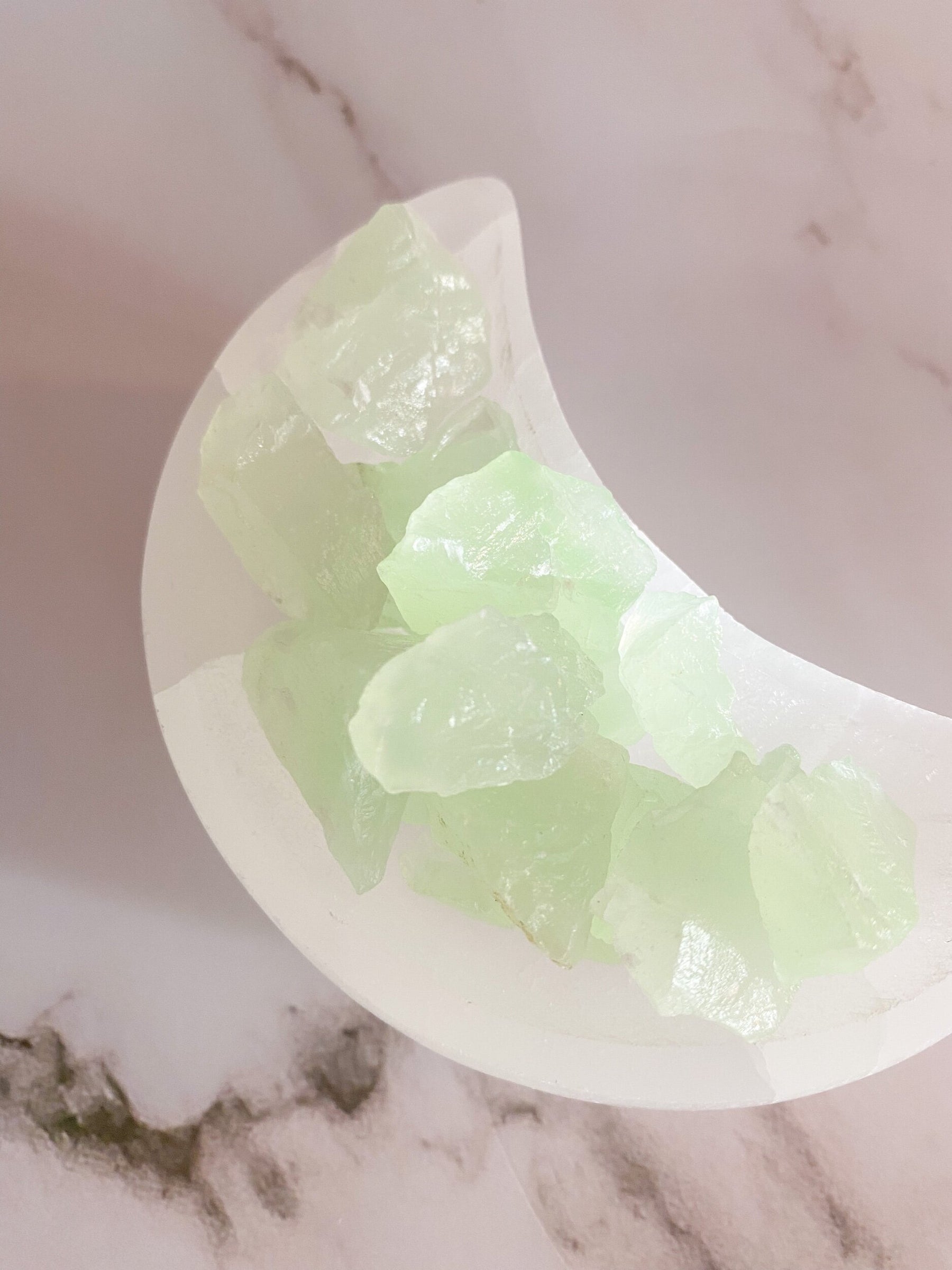 Mini Raw Green Calcite