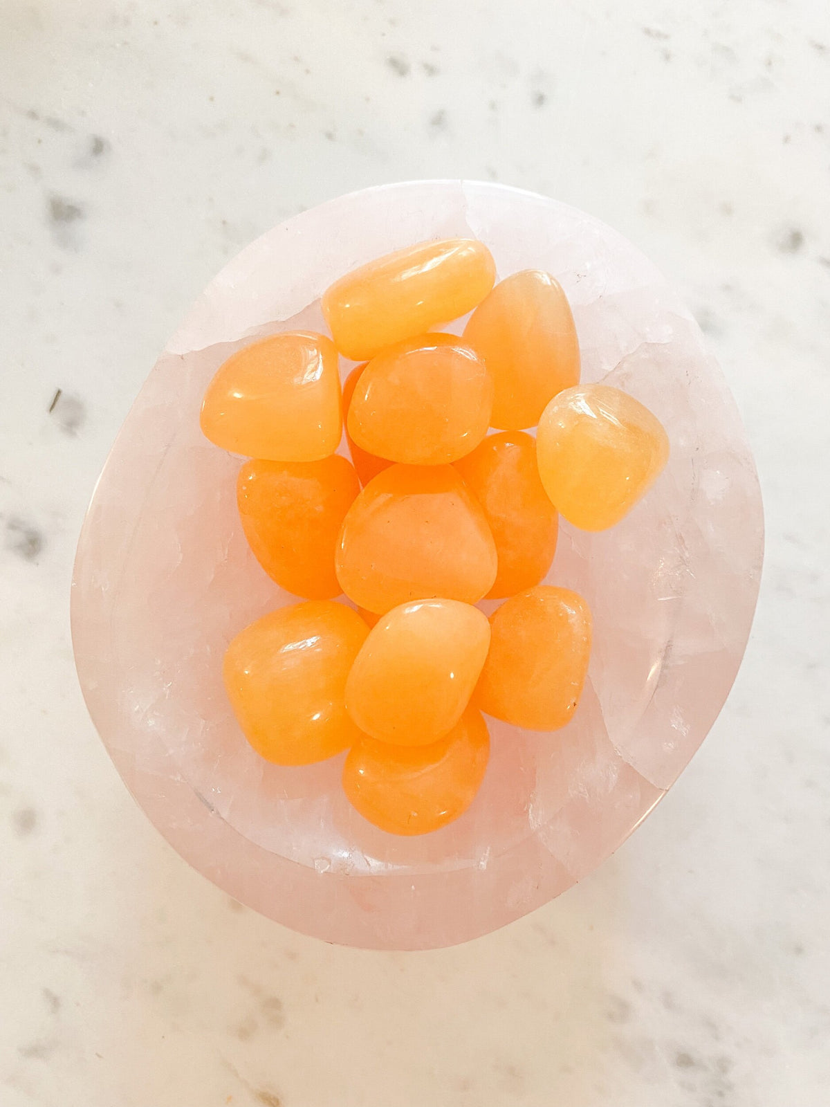 Orange Calcite Tumble