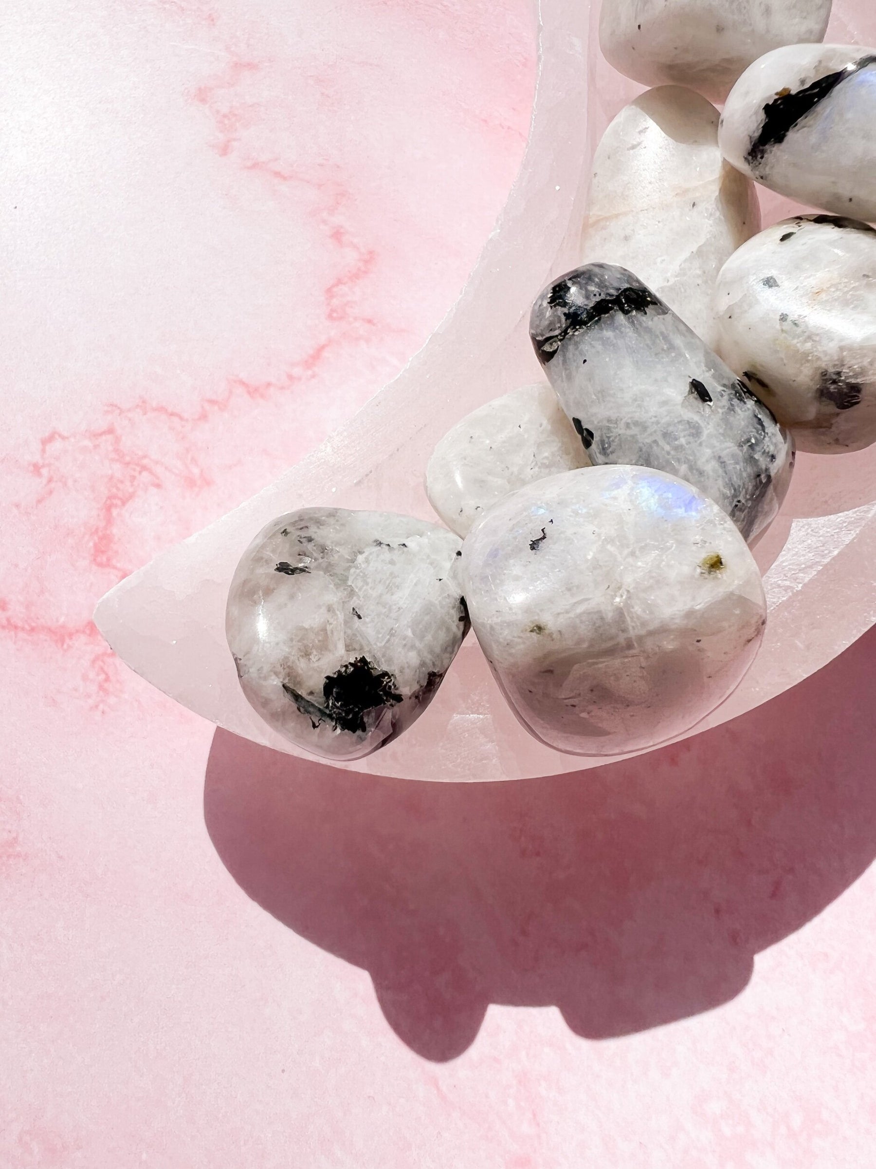Rainbow Moonstone Tumble