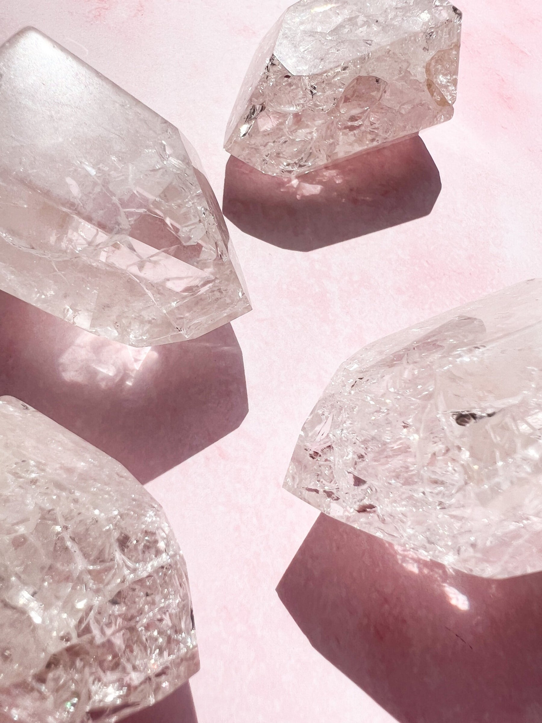 Rainbow Crackle Quartz