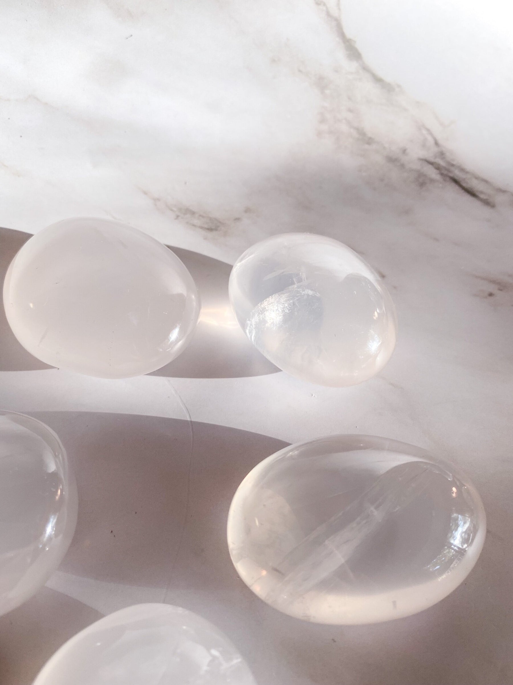 Girasol Rose Quartz Palmstone