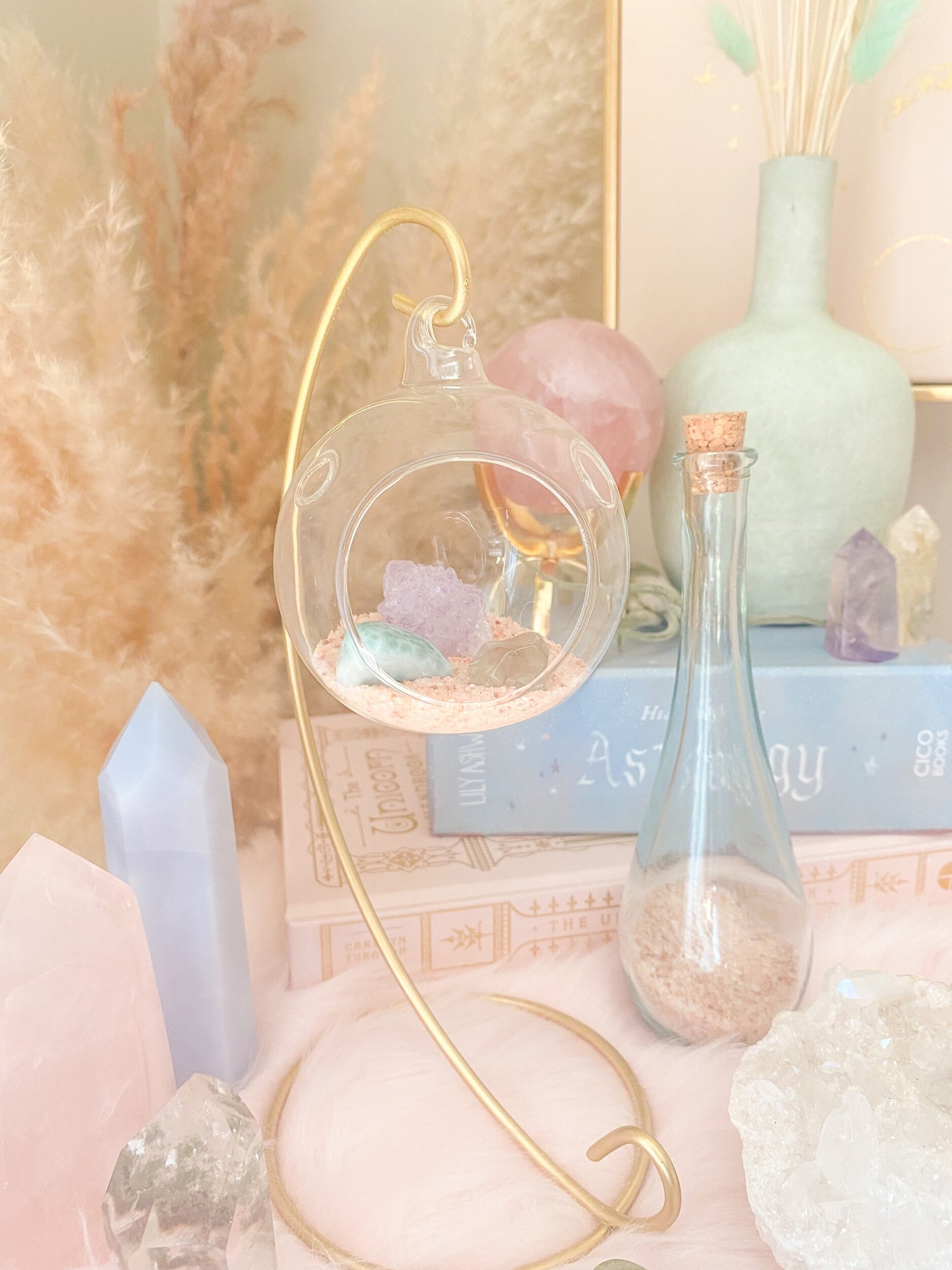 DIY Crystal Fairy Garden