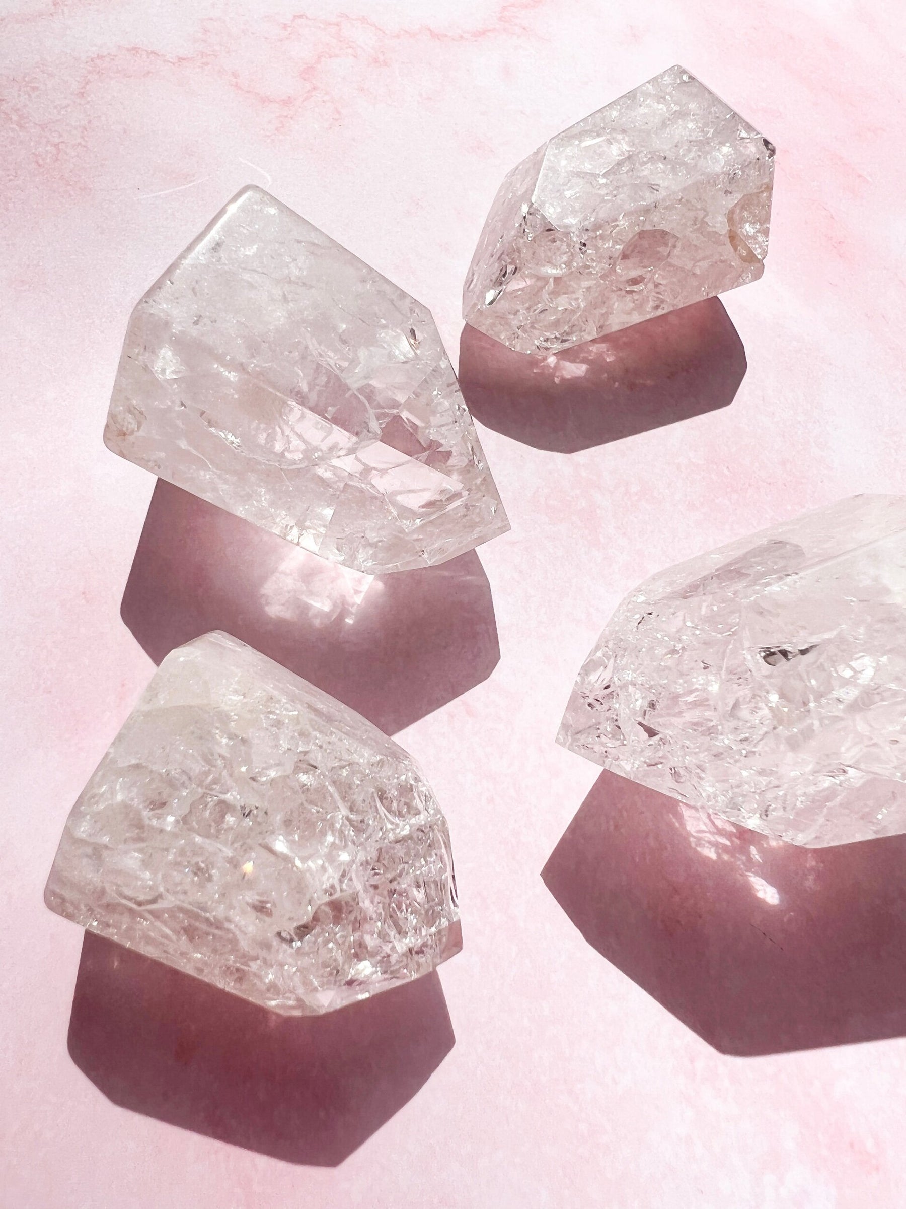 Rainbow Crackle Quartz