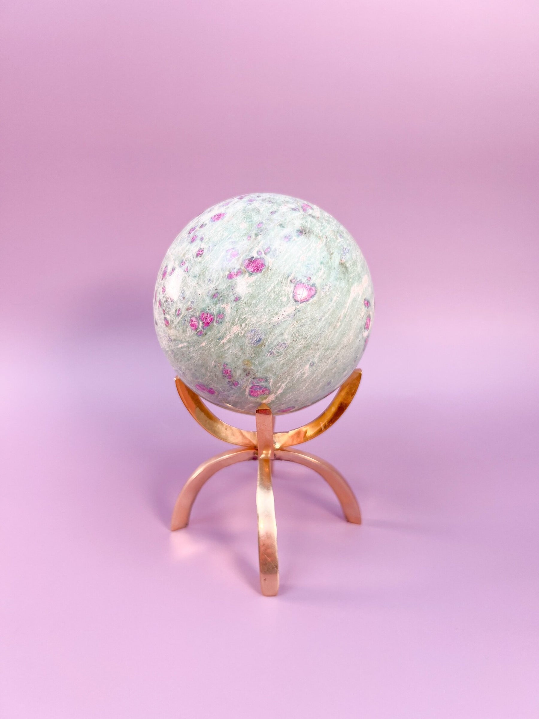 Ruby in Fuchsite Sphere No. 1