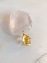 Natural Honey Drop Mini Citrine Pendant