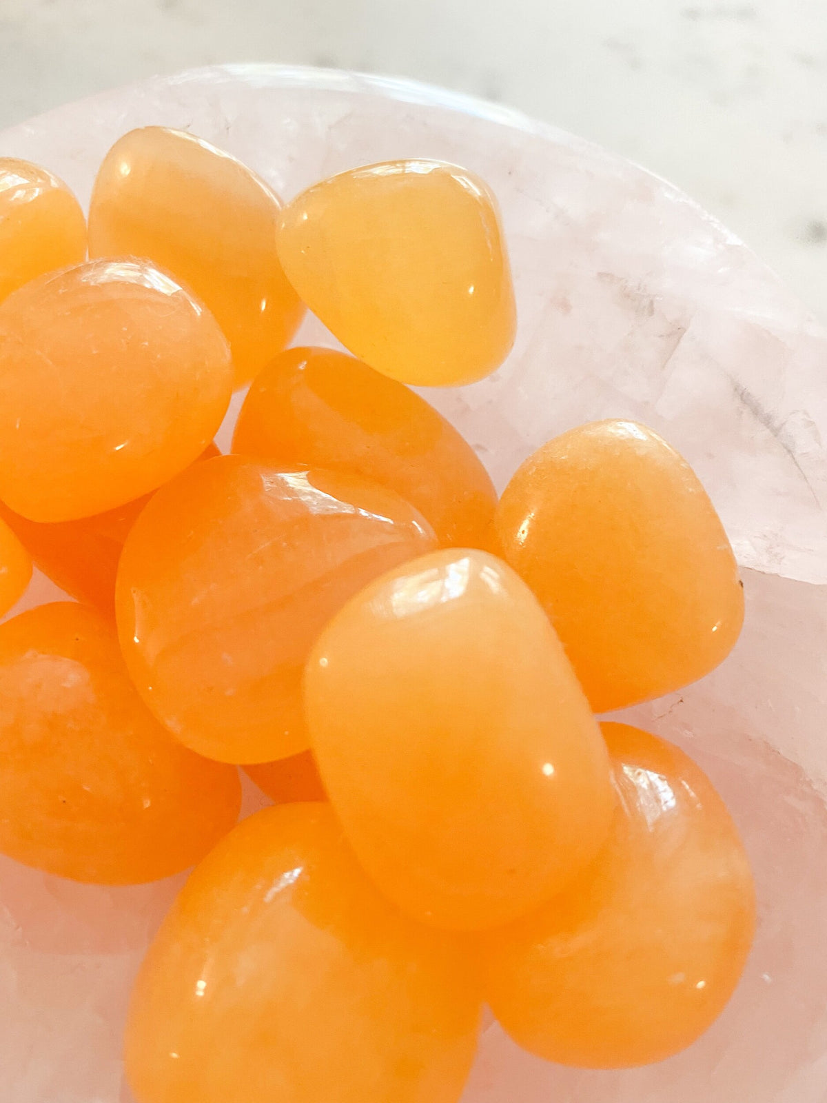 Orange Calcite Tumble