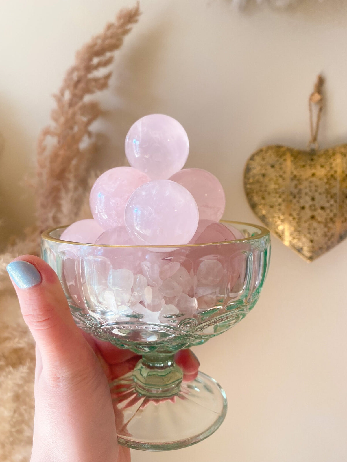 Gemmy Rose Quartz Mini Sphere