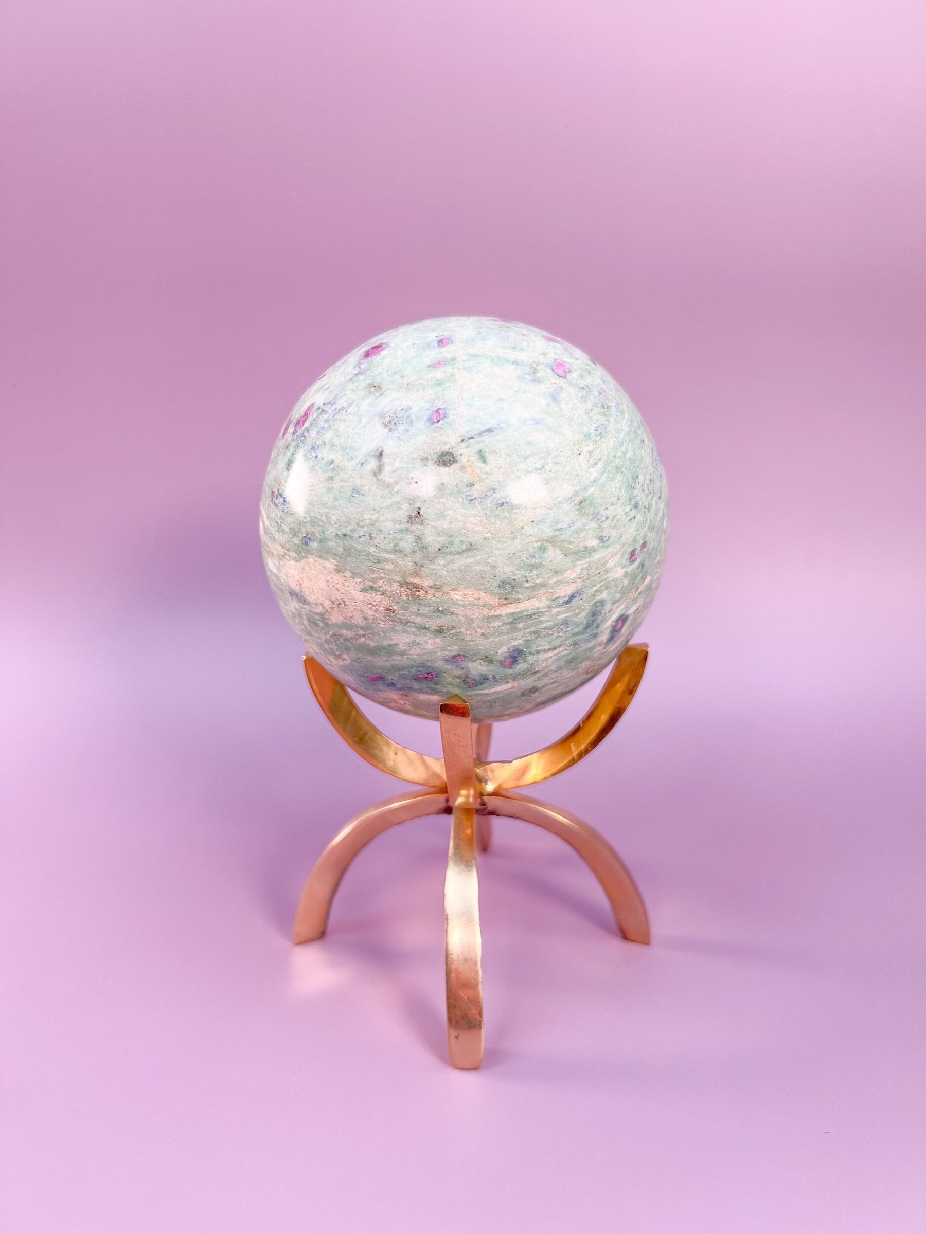 Ruby in Fuchsite Sphere No. 1