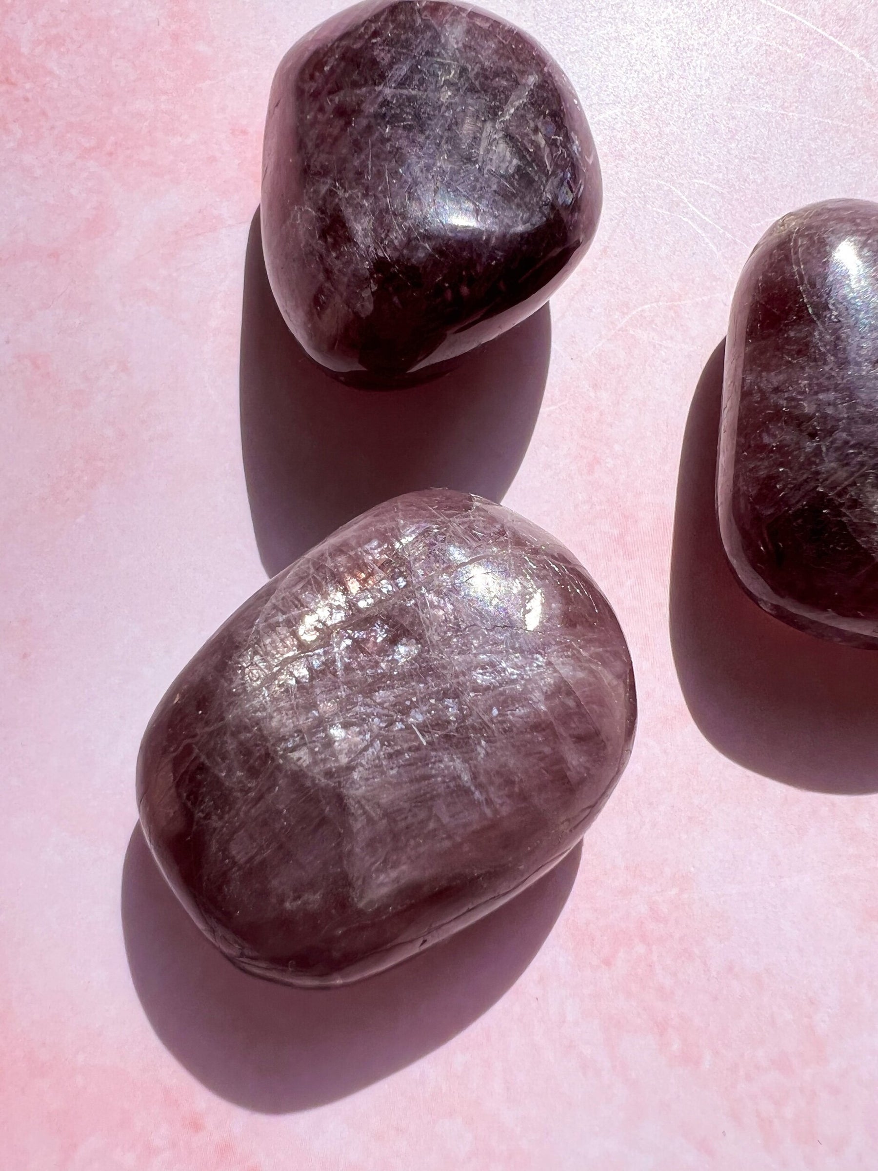 Shimmery Anhydrite Pebble