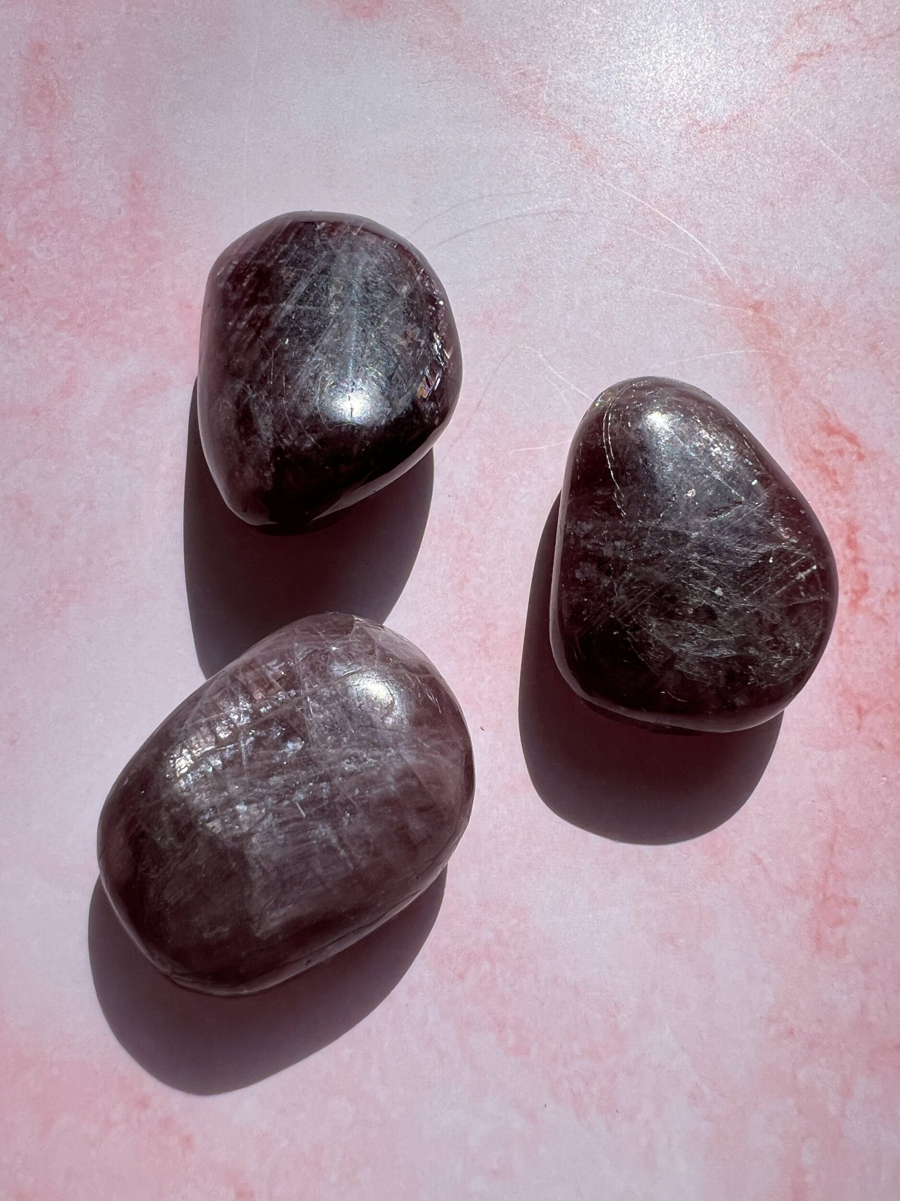 Shimmery Anhydrite Pebble