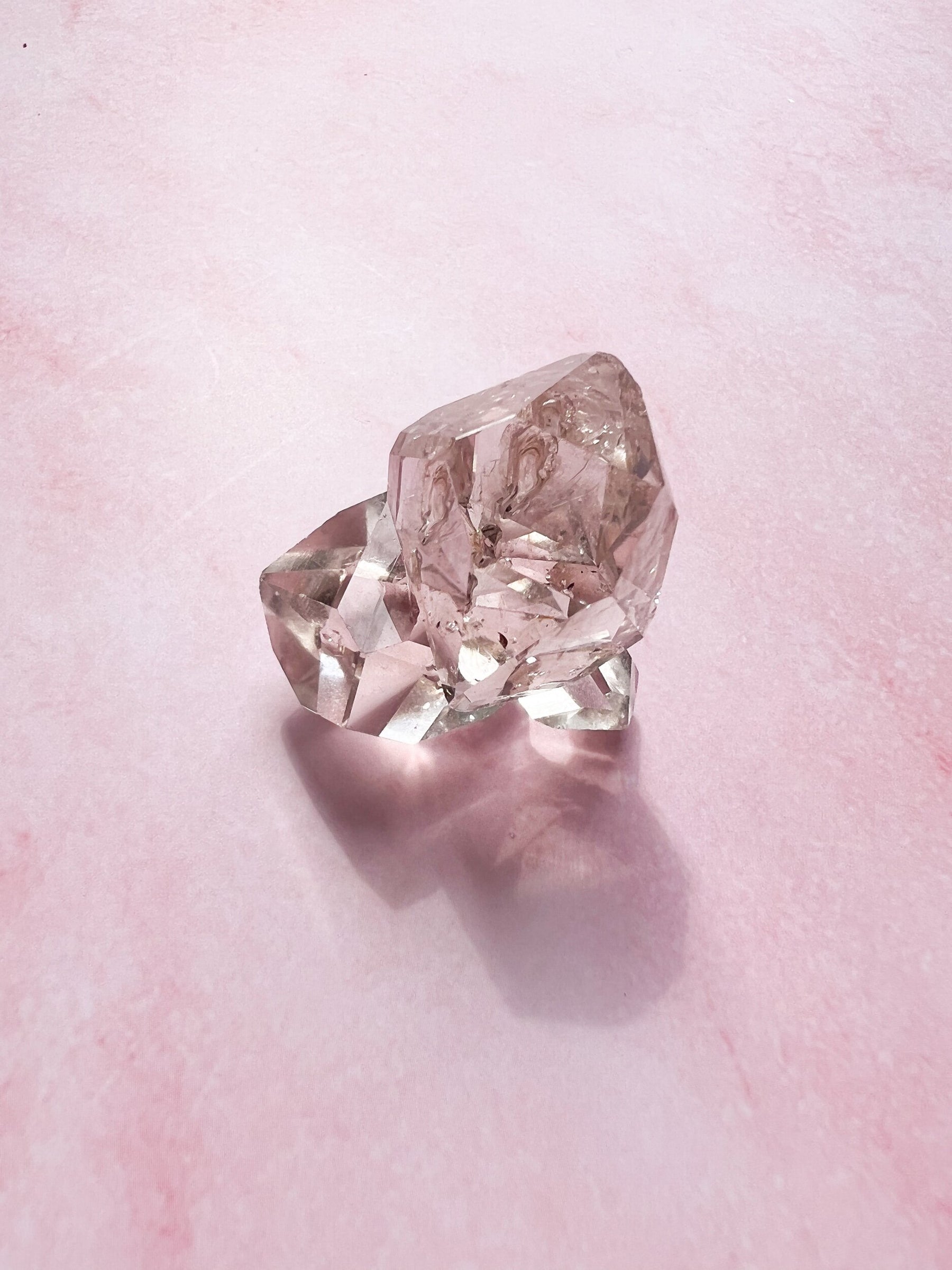 Triple Herkimer Diamond Cluster