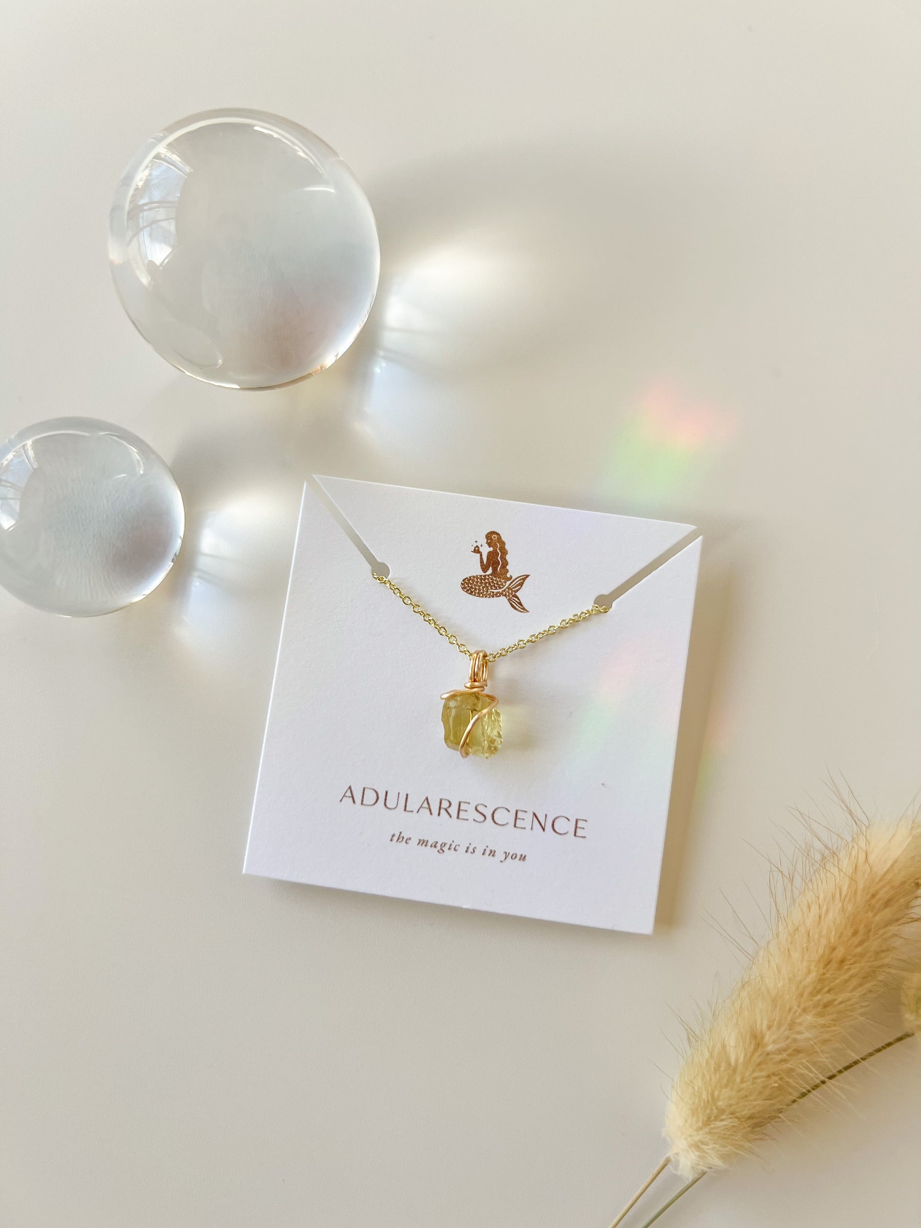 Golden Apatite Pendant