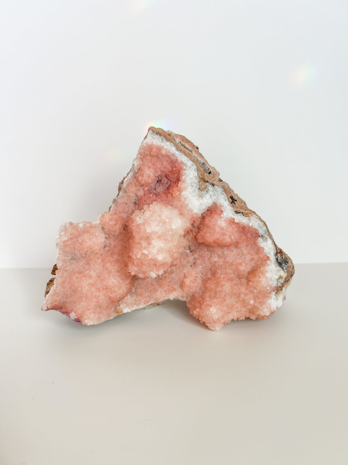 Pink Druzy Amethyst Clusters