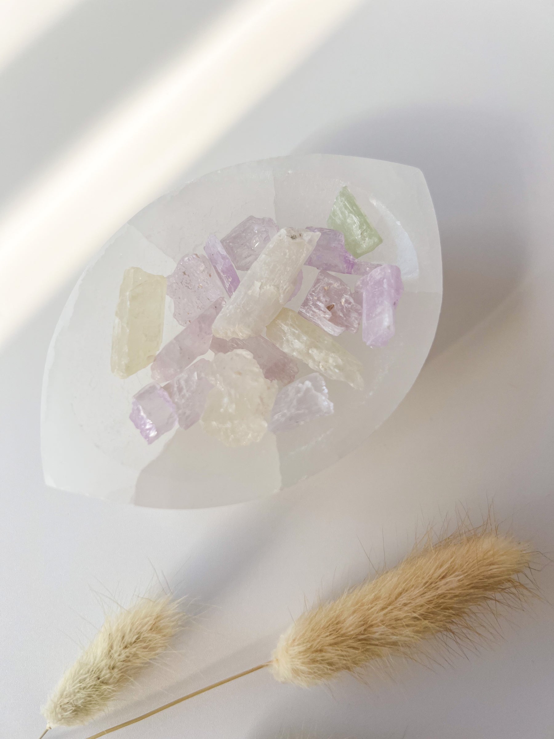 Kunzite Crystal Set of 3