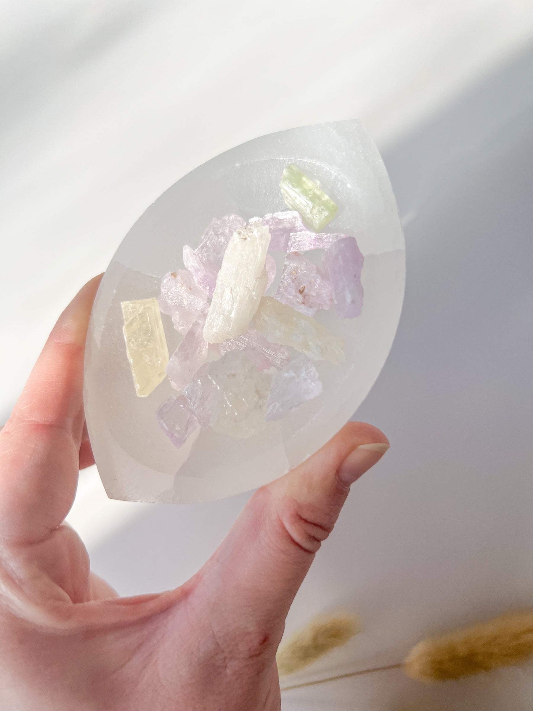 Kunzite Crystal Set of 3