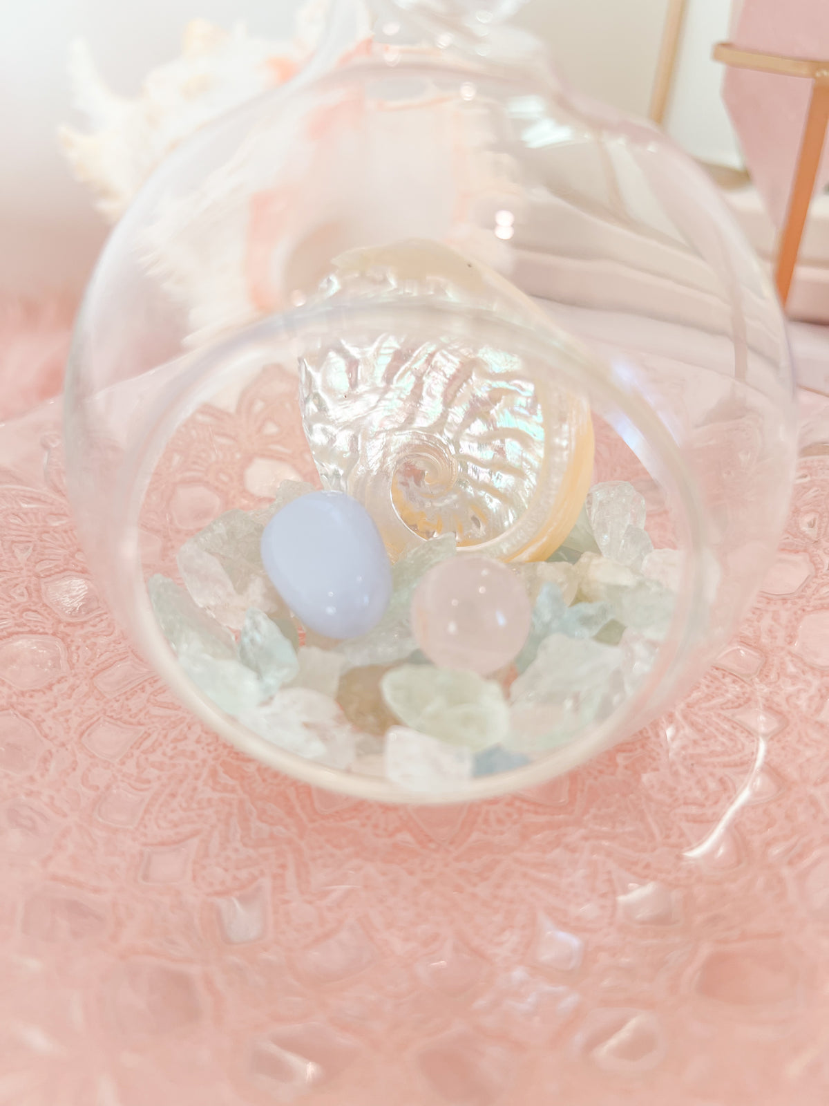 DIY Crystal Mermaid Magic Energy Orb