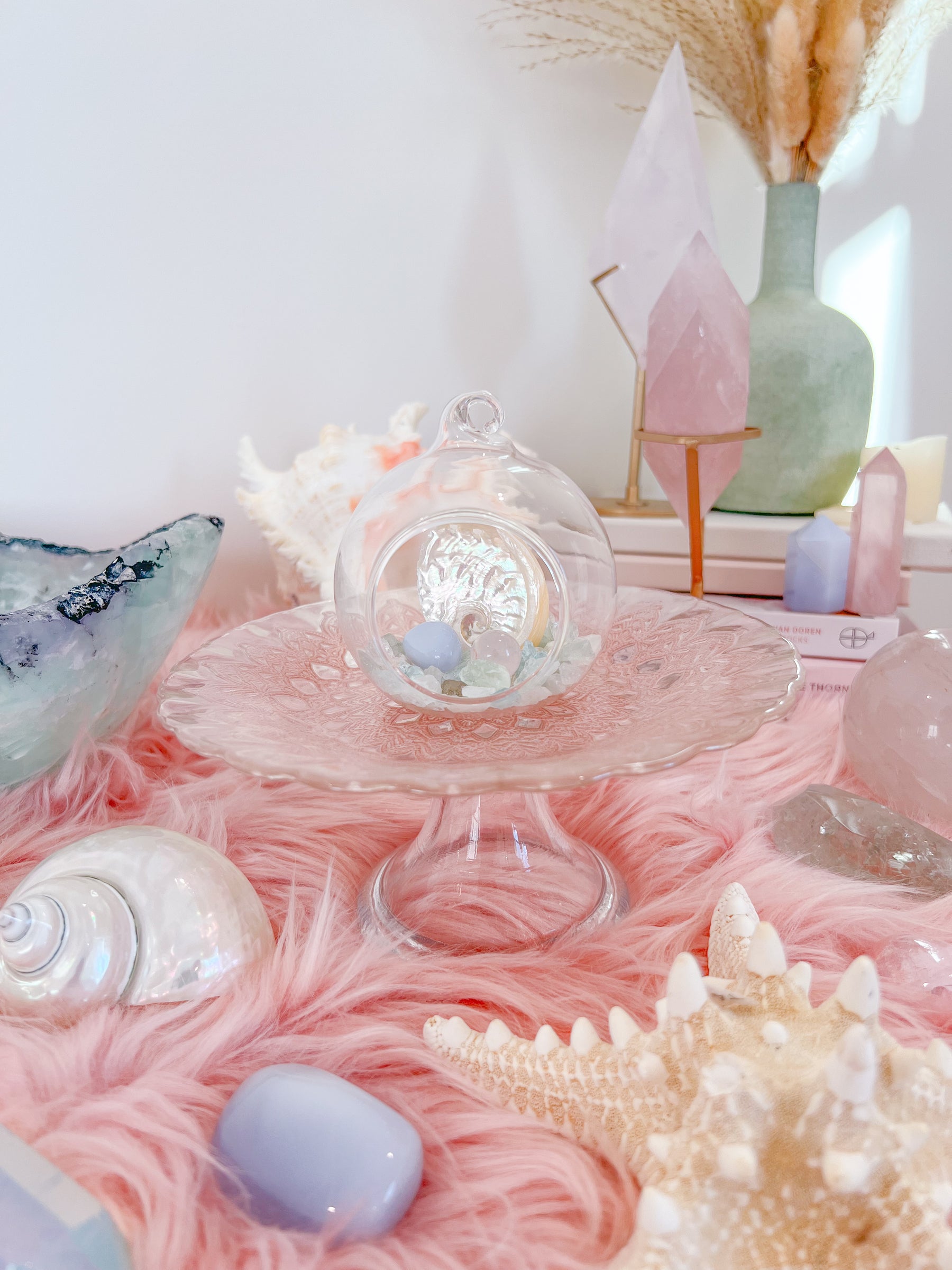 DIY Crystal Mermaid Magic Energy Orb