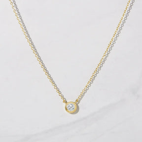 Tiny Bezel Necklace