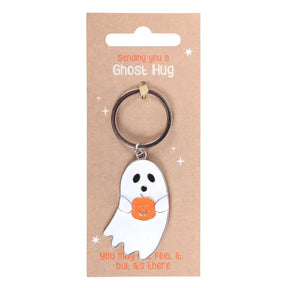 Ghost Hug Halloween Keyring