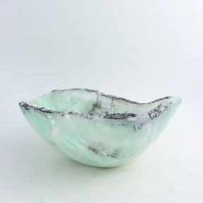 Green Fluorite Crystal Bowl